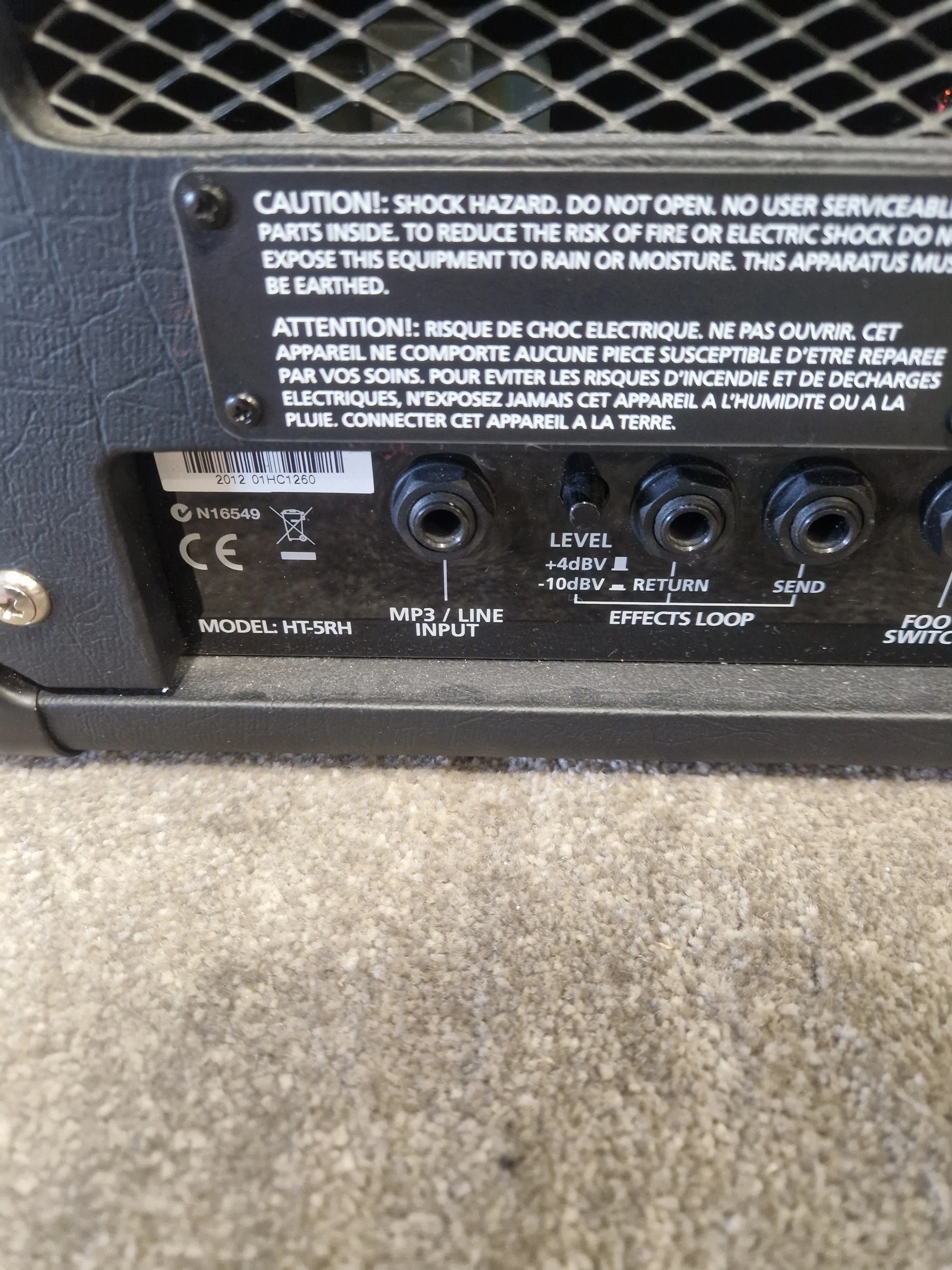 Blackstar HT-5RH - Guitar Amplifier Head - Black - Excellent w/ Footswitch - Image 12
