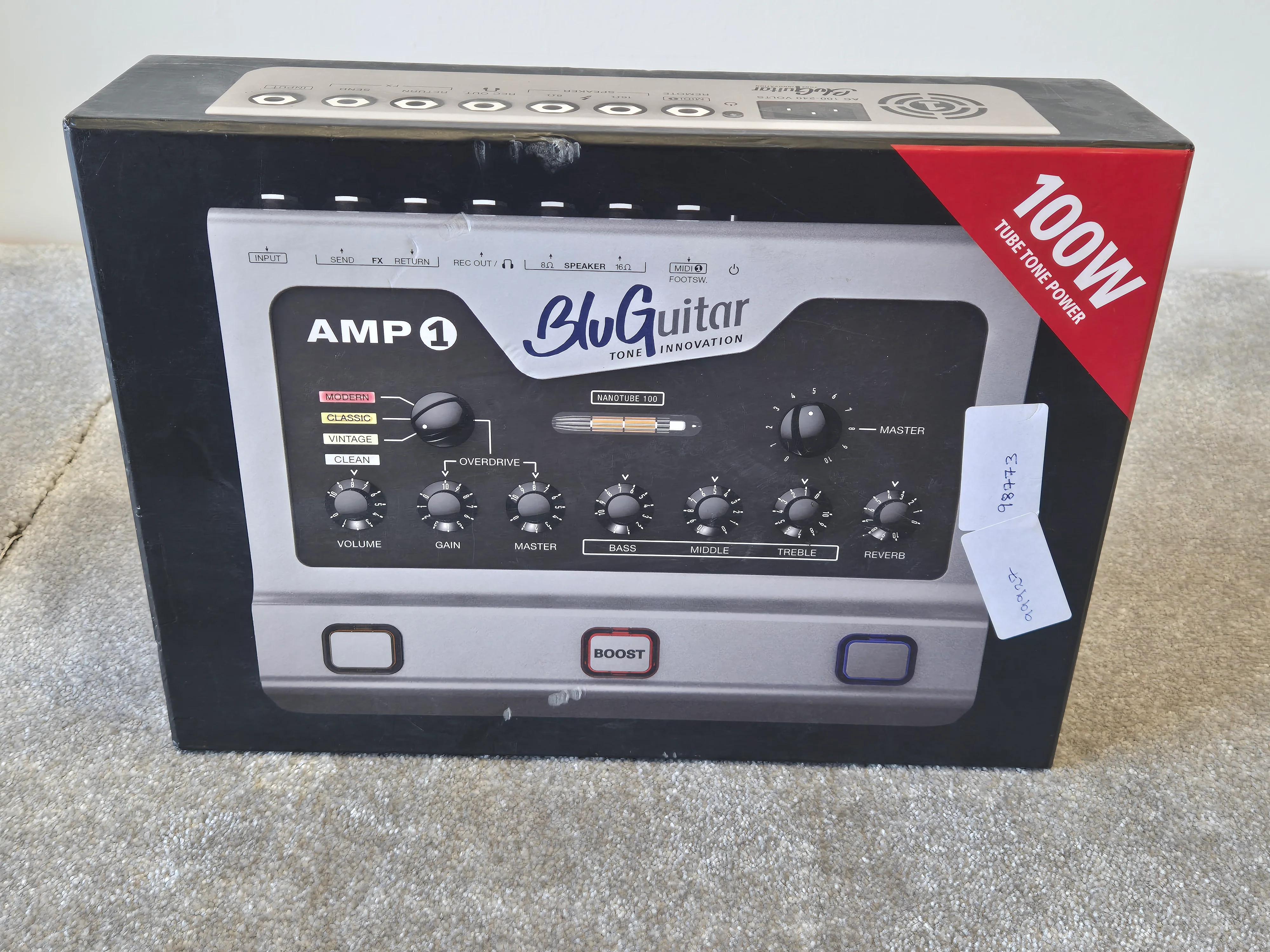 BluGuitar AMP1 – 100W Nanotube Guitar Amplifier – Excellent w/ Original Box, Manual & Power Supply - Image 8