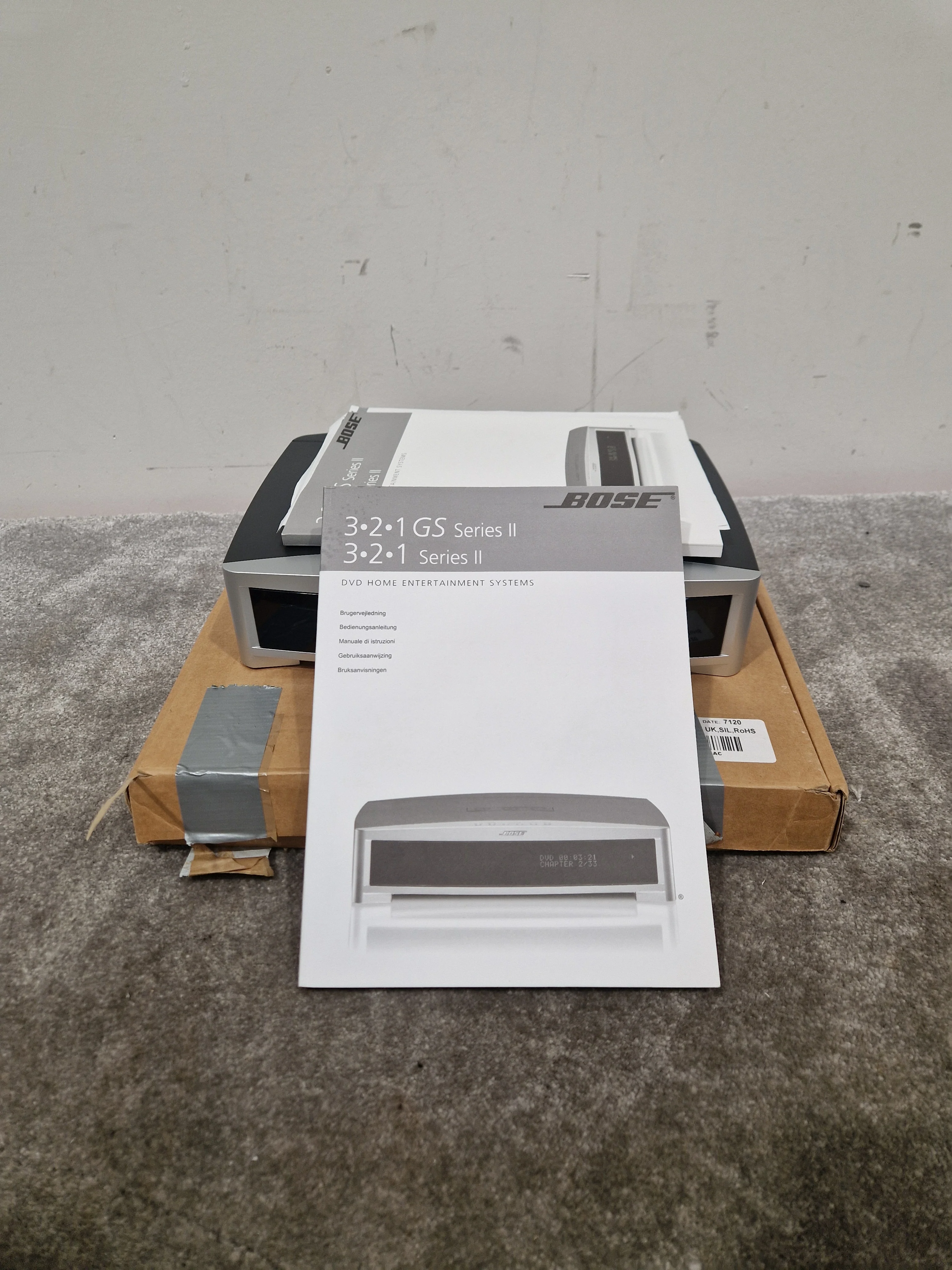 Bose Av3-2-1ii Home Entertainment System - Main Unit Only, Untested - Excellent w/ Power Supply & Manuals & Wires & remote Connector cables - Image 4