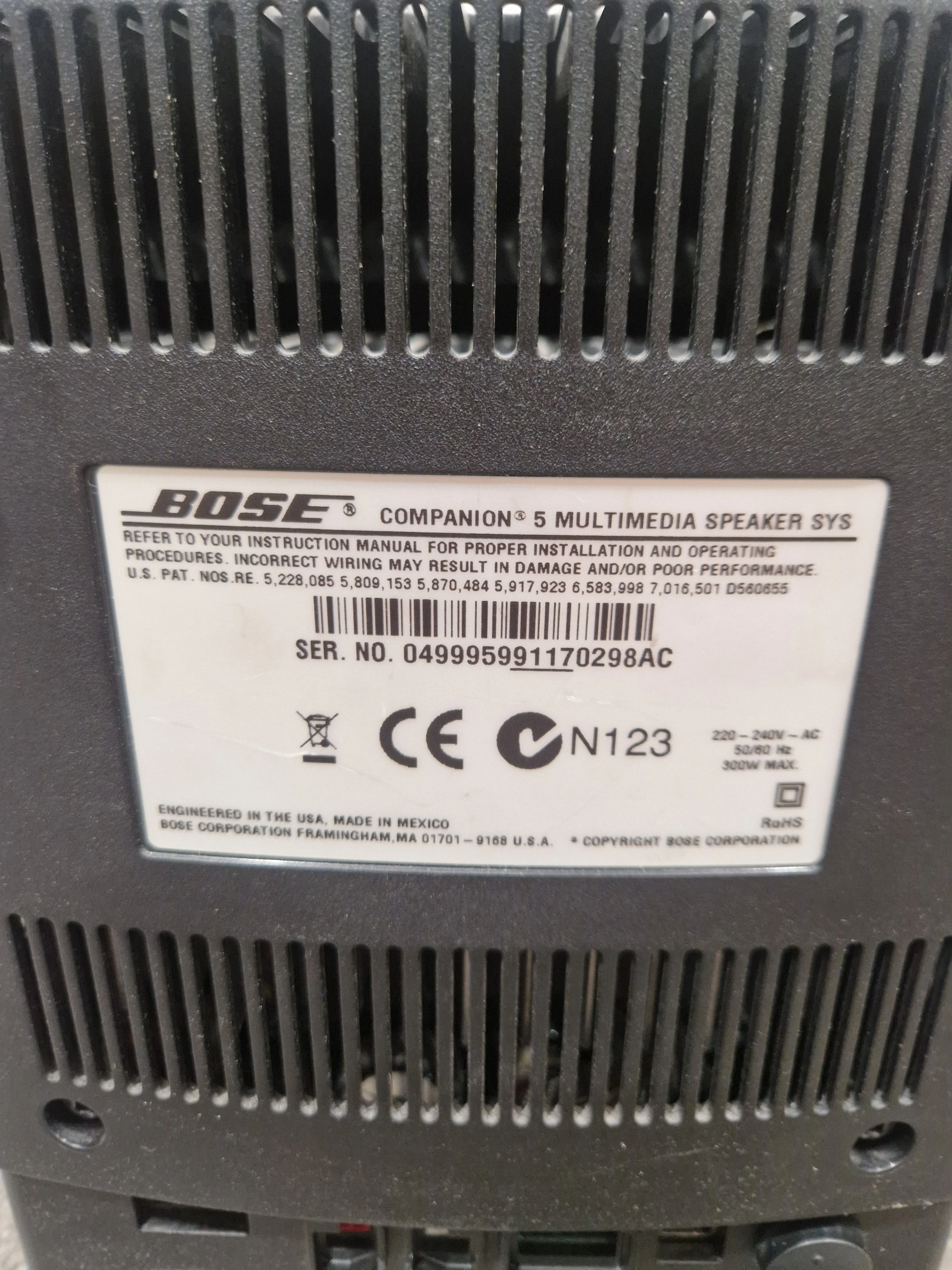 Bose Companion 5 Multimedia Speaker System - Premium 2.1 Audio - Excellent w/ Power Supply - Image 14