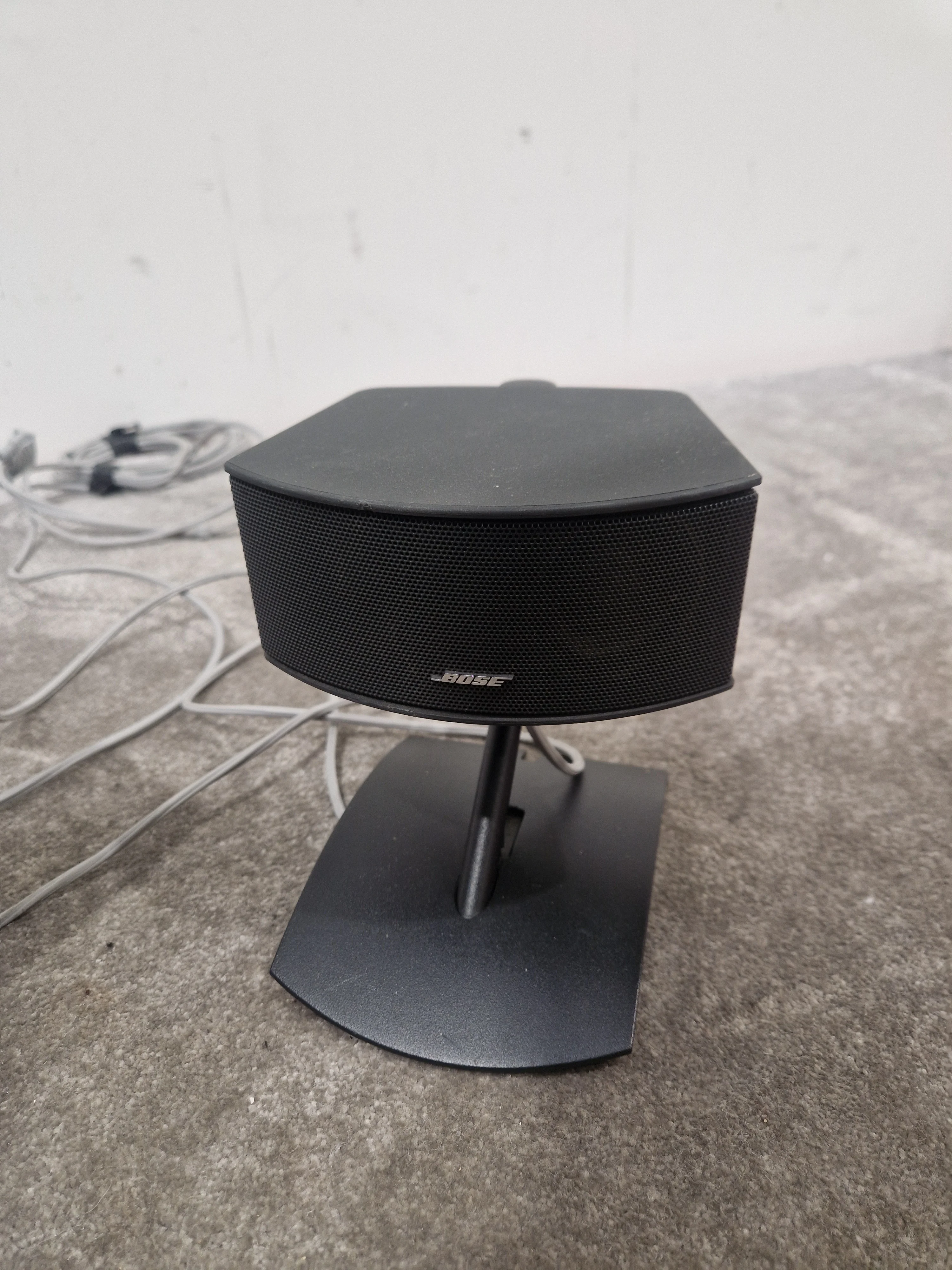 Bose Gem Speakers Pair - Compact Design, High-Quality Sound - Very Good w/ Stands - Image 2