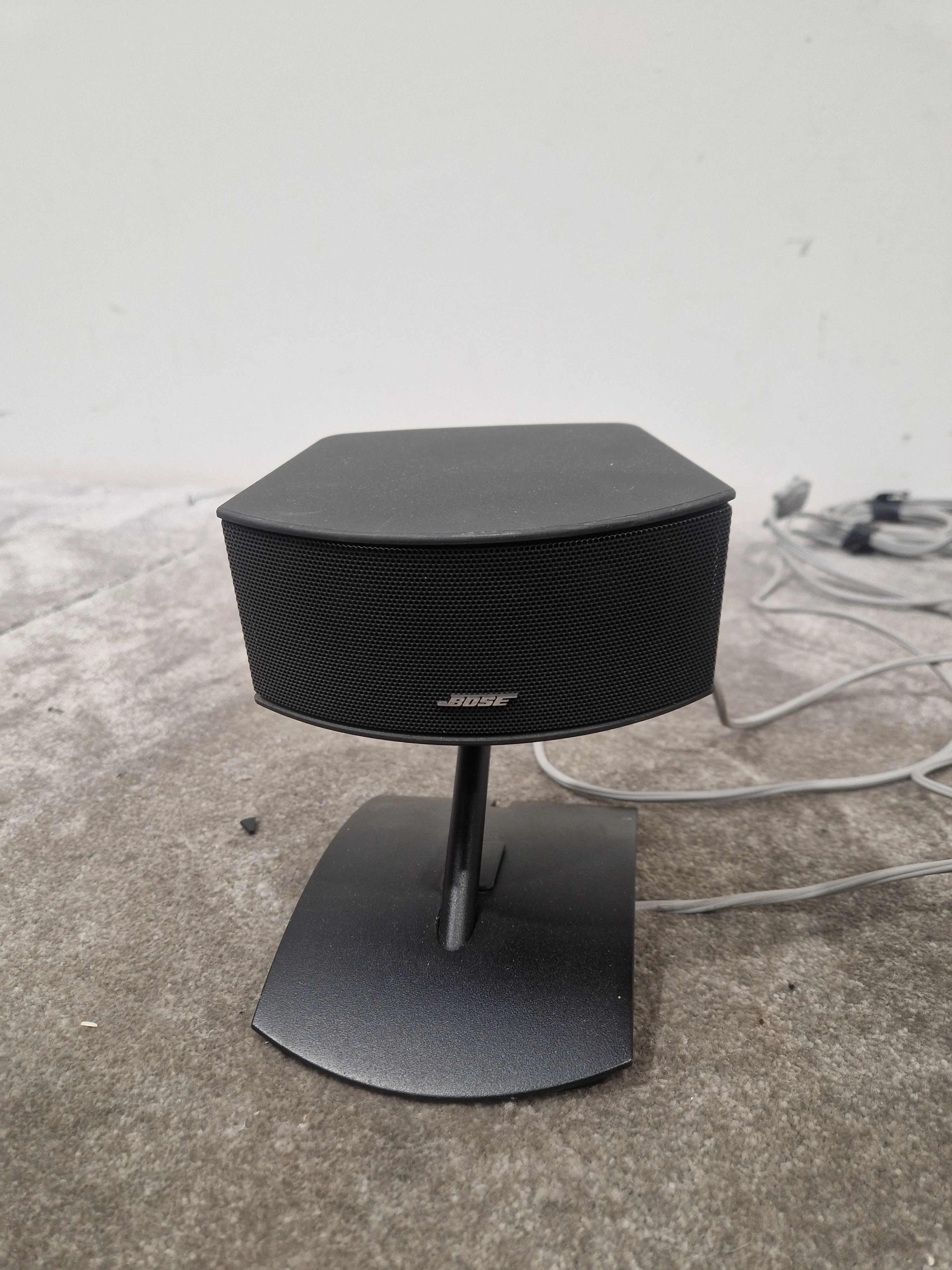 Bose Gem Speakers Pair - Compact Design, High-Quality Sound - Very Good w/ Stands - Image 5