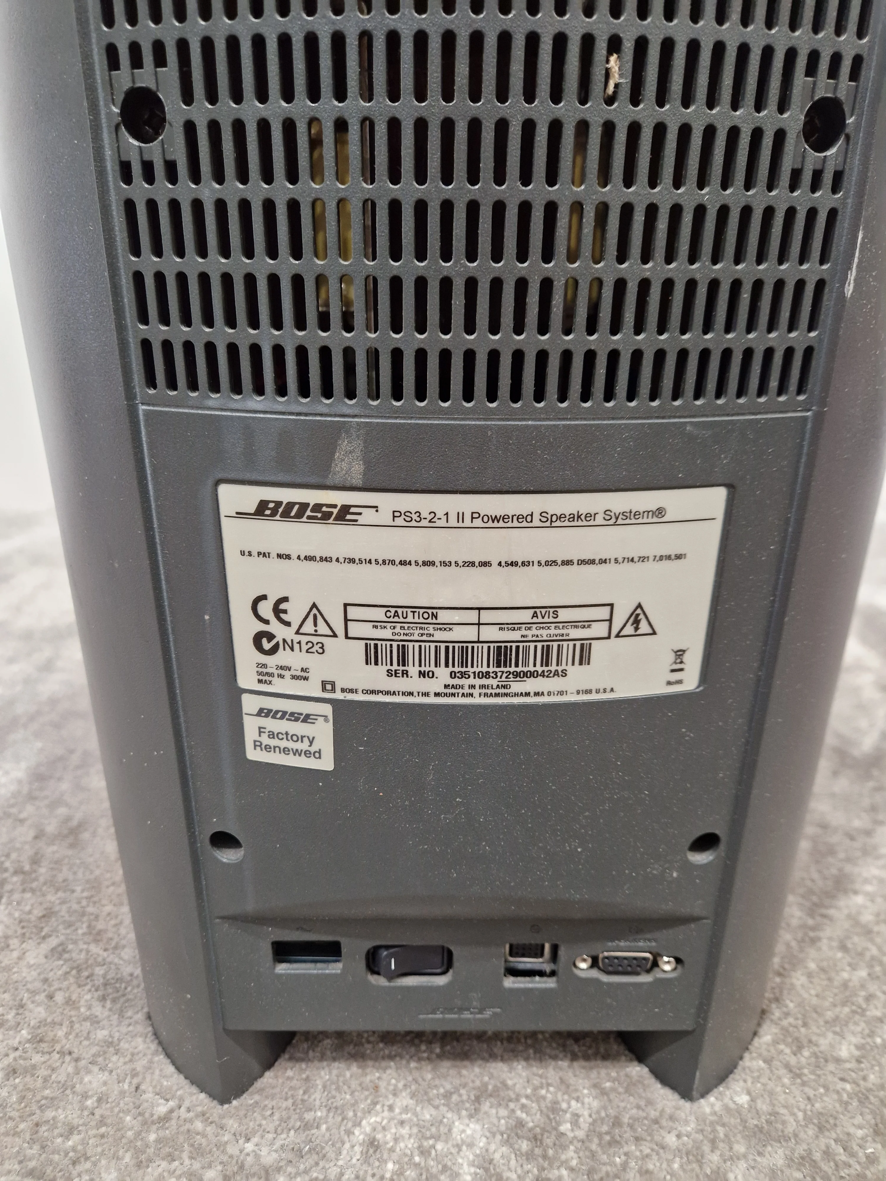 Bose Ps3-2-1 II Subwoofer, Compact Design - Excellent w/ Power Supply - Image 3