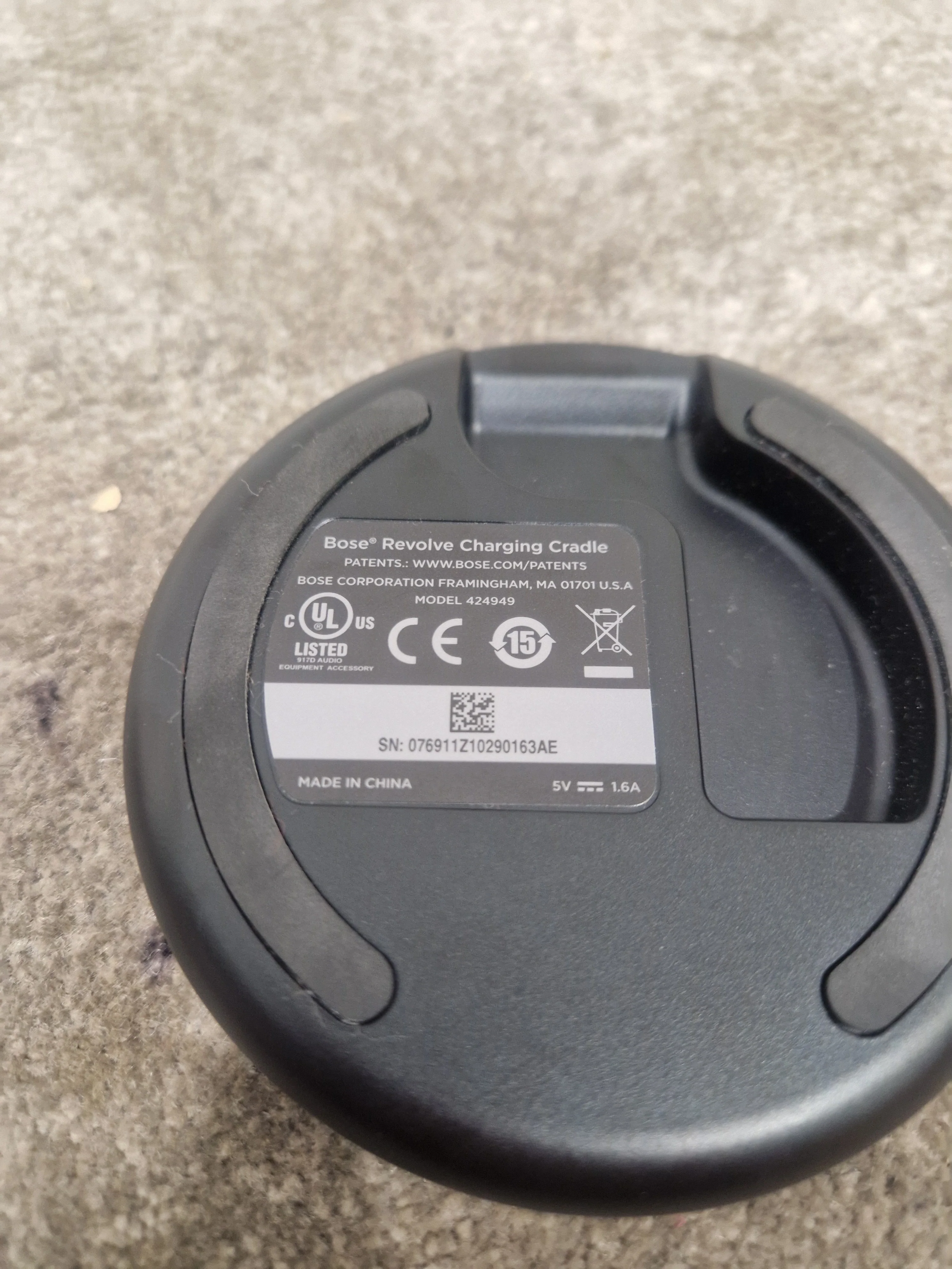 Bose SoundLink Revolve+ - Portable Bluetooth Speaker - Black – Bluetooth Speaker - Good w/ Charging Station - Image 12