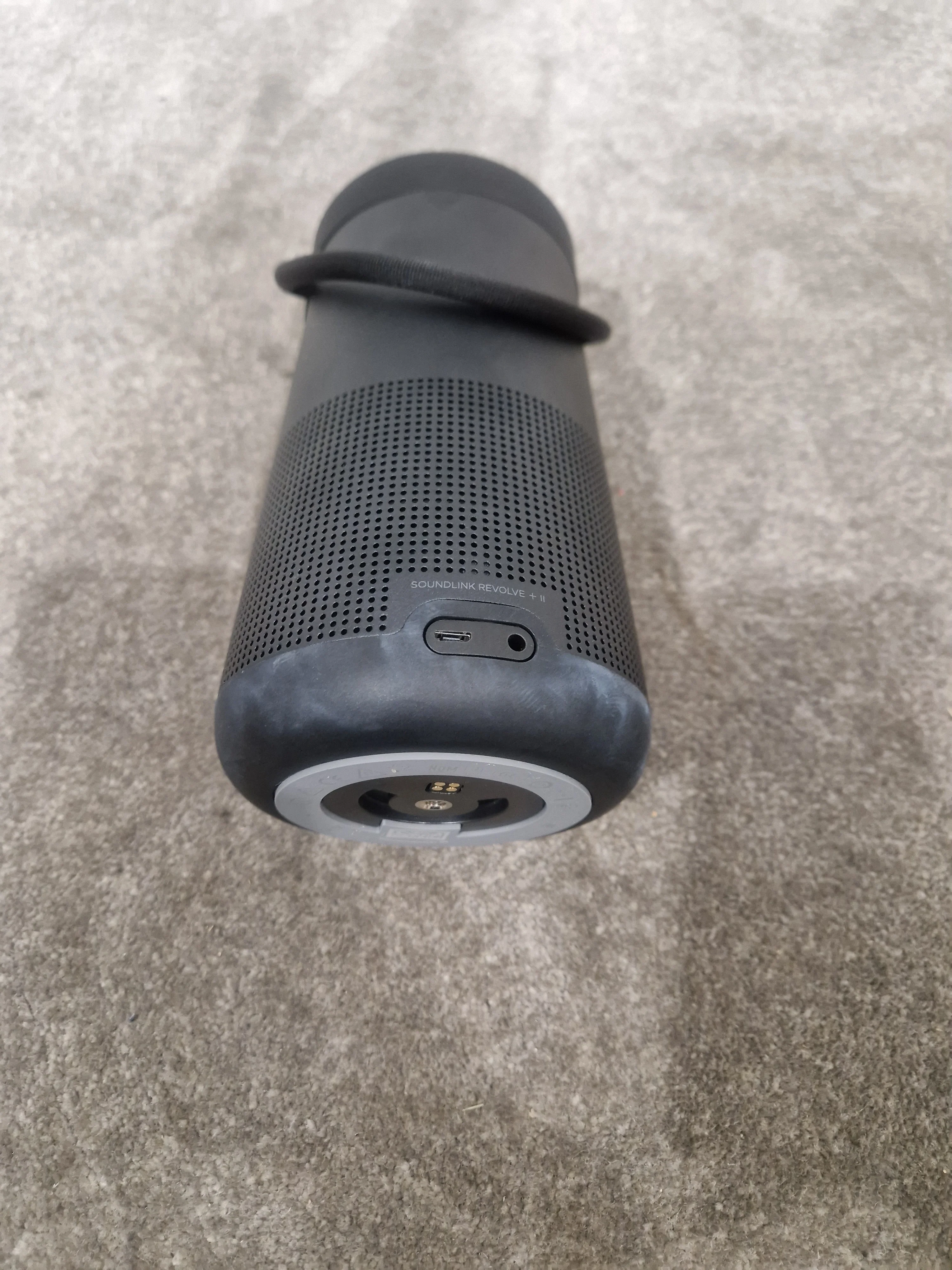 Bose SoundLink Revolve+ - Portable Bluetooth Speaker - Black – Portable Bluetooth Speaker - Good w/ Hard Case & Cables - Image 14