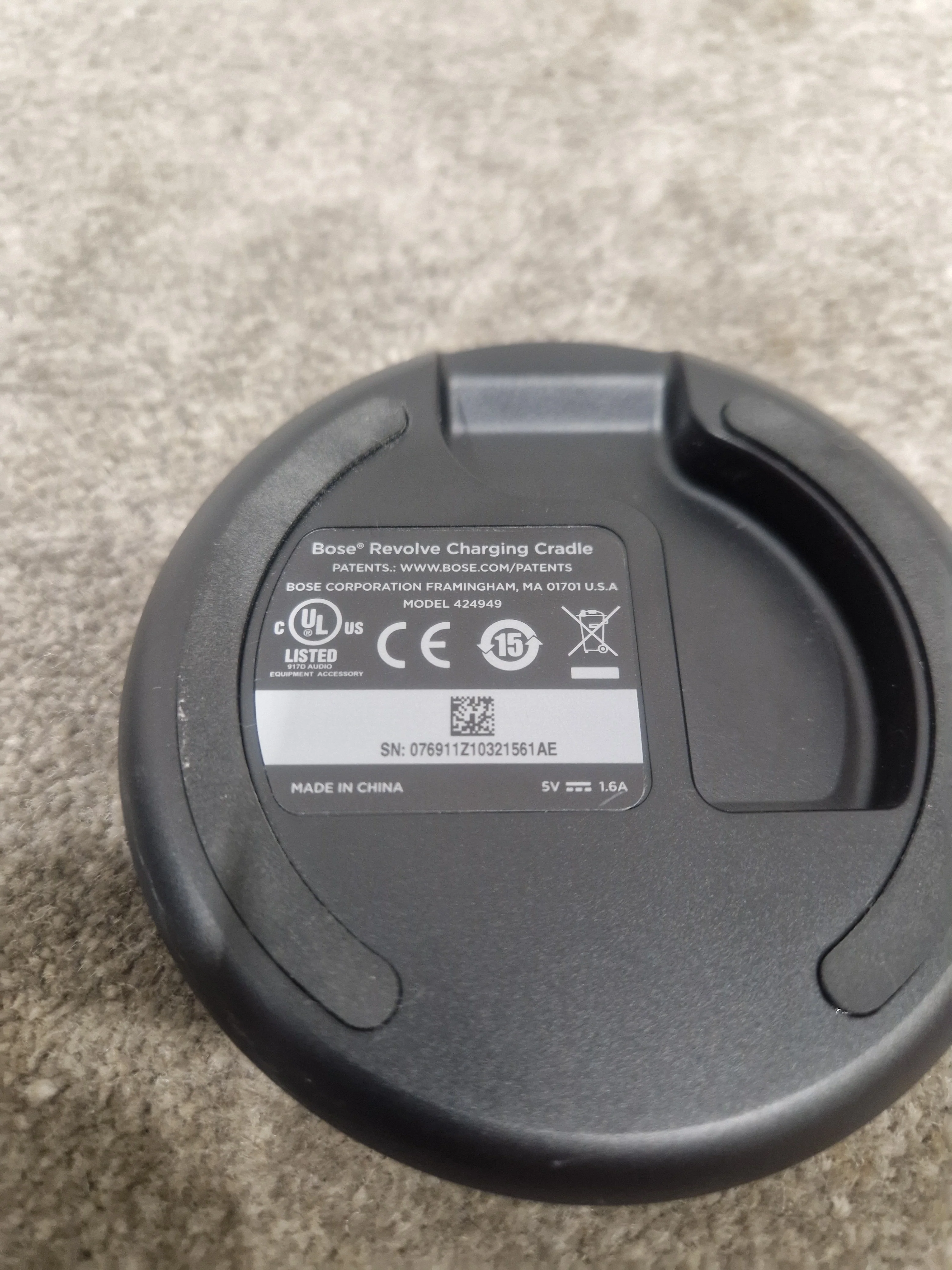 Bose SoundLink Revolve+ - Portable Bluetooth Speaker - Black – Portable Bluetooth Speaker - Good w/ Hard Case & Cables - Image 2