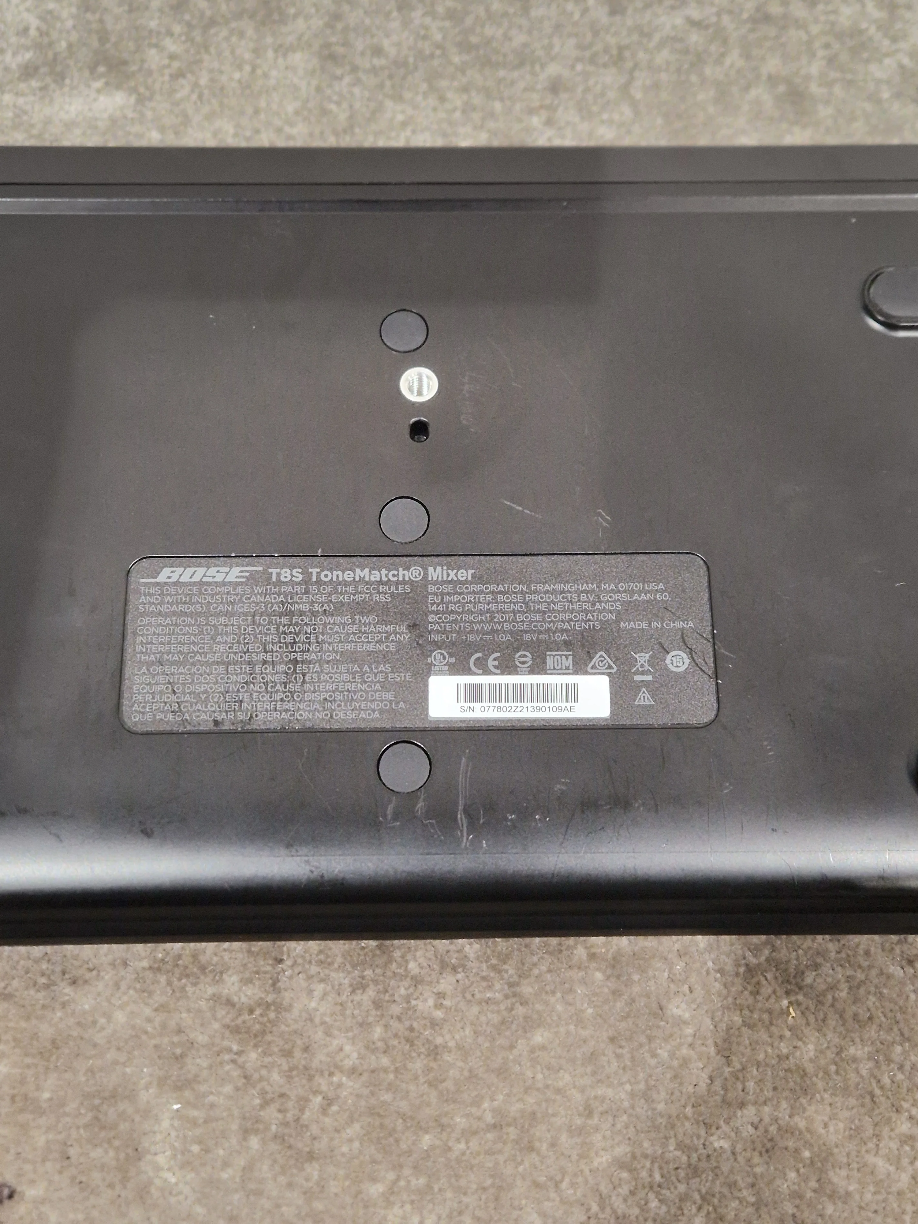Bose T8S ToneMatch Mixer - Black - Excellent w/ Soft Case & Cables - Image 13