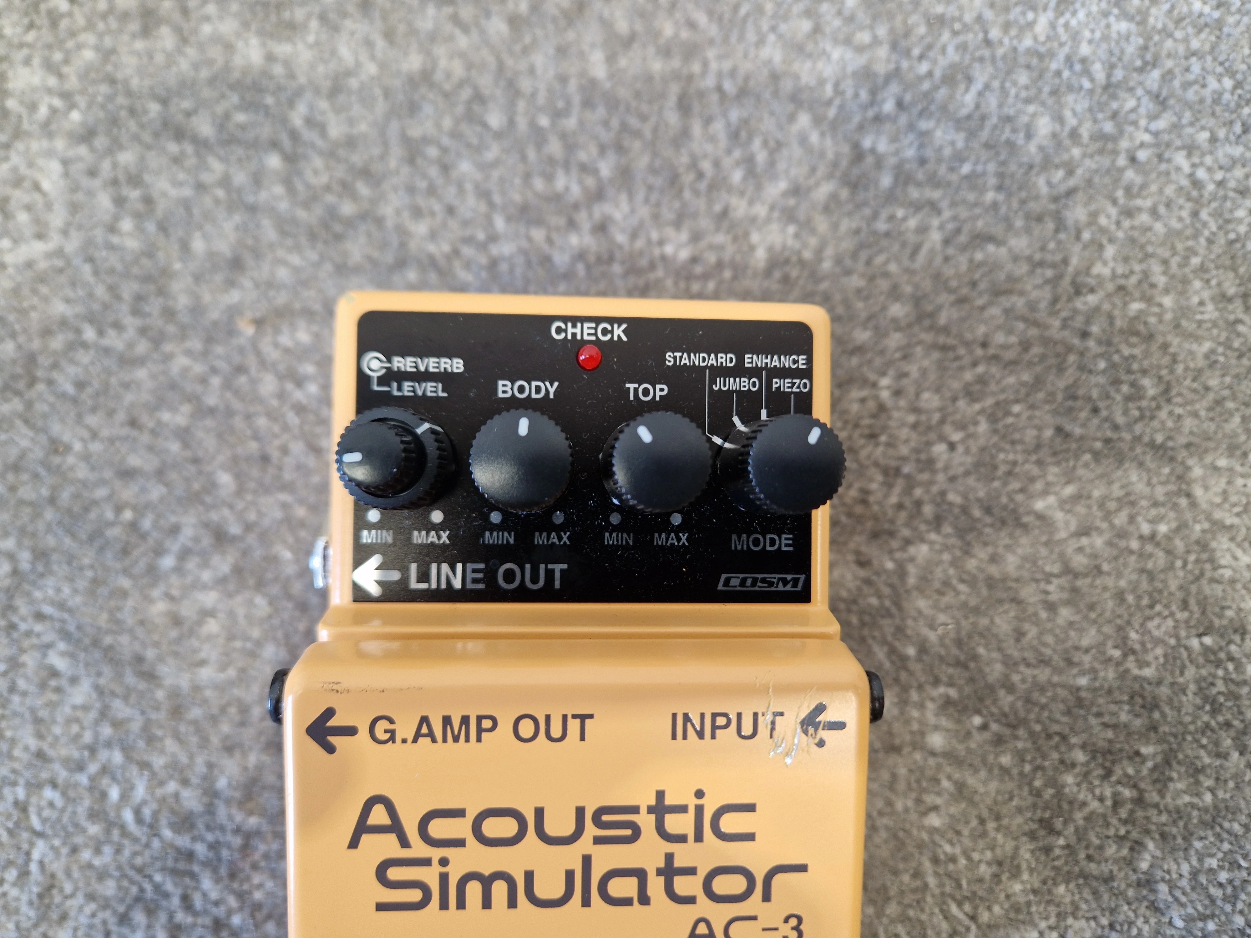 Boss AC-3 Acoustic Simulator – COSM Modeling & Built-In Reverb – Excellent w/ Original Box - Image 2