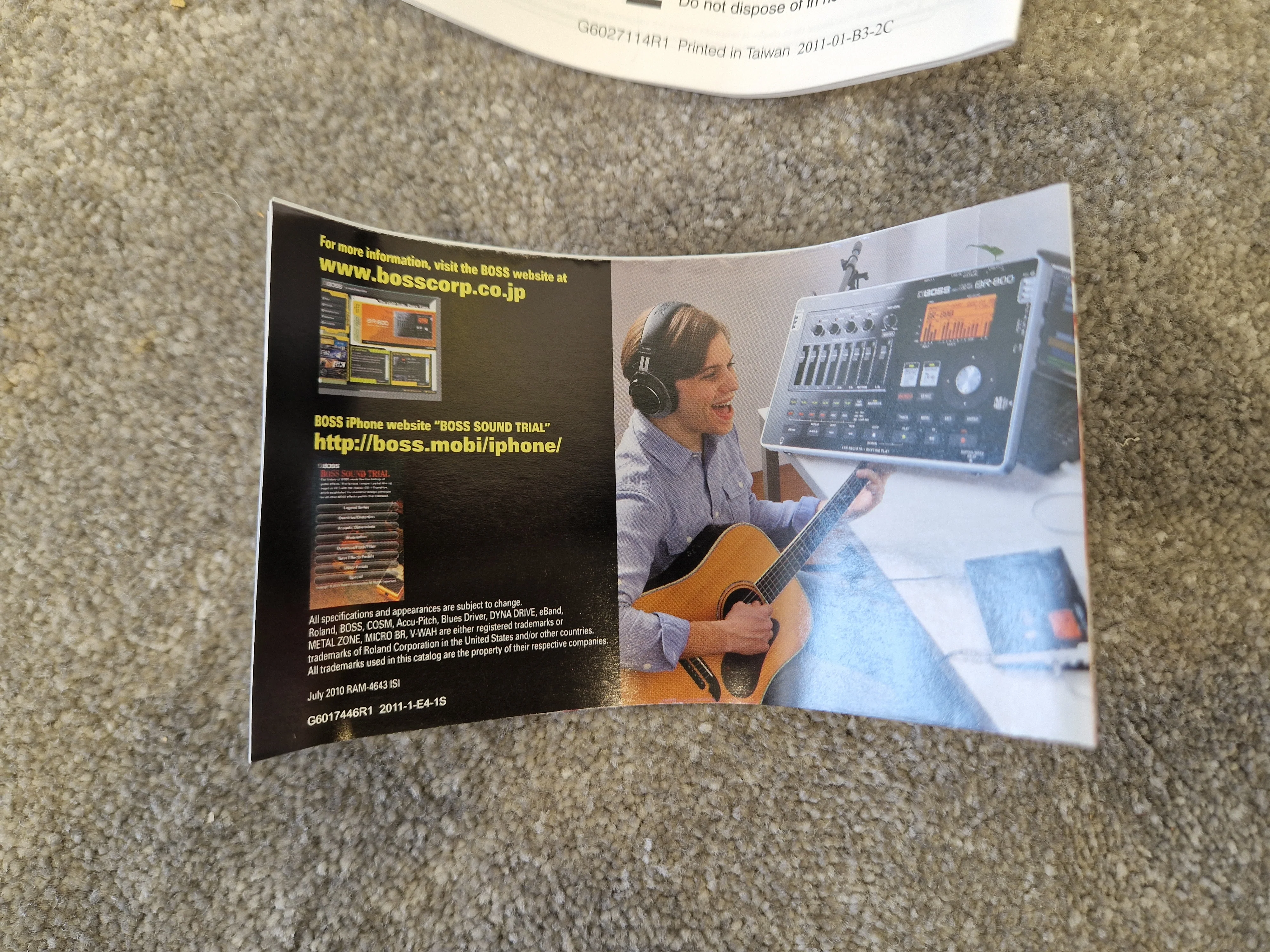 Boss AC-3 Acoustic Simulator – COSM Modeling & Built-In Reverb – Excellent w/ Original Box - Image 5
