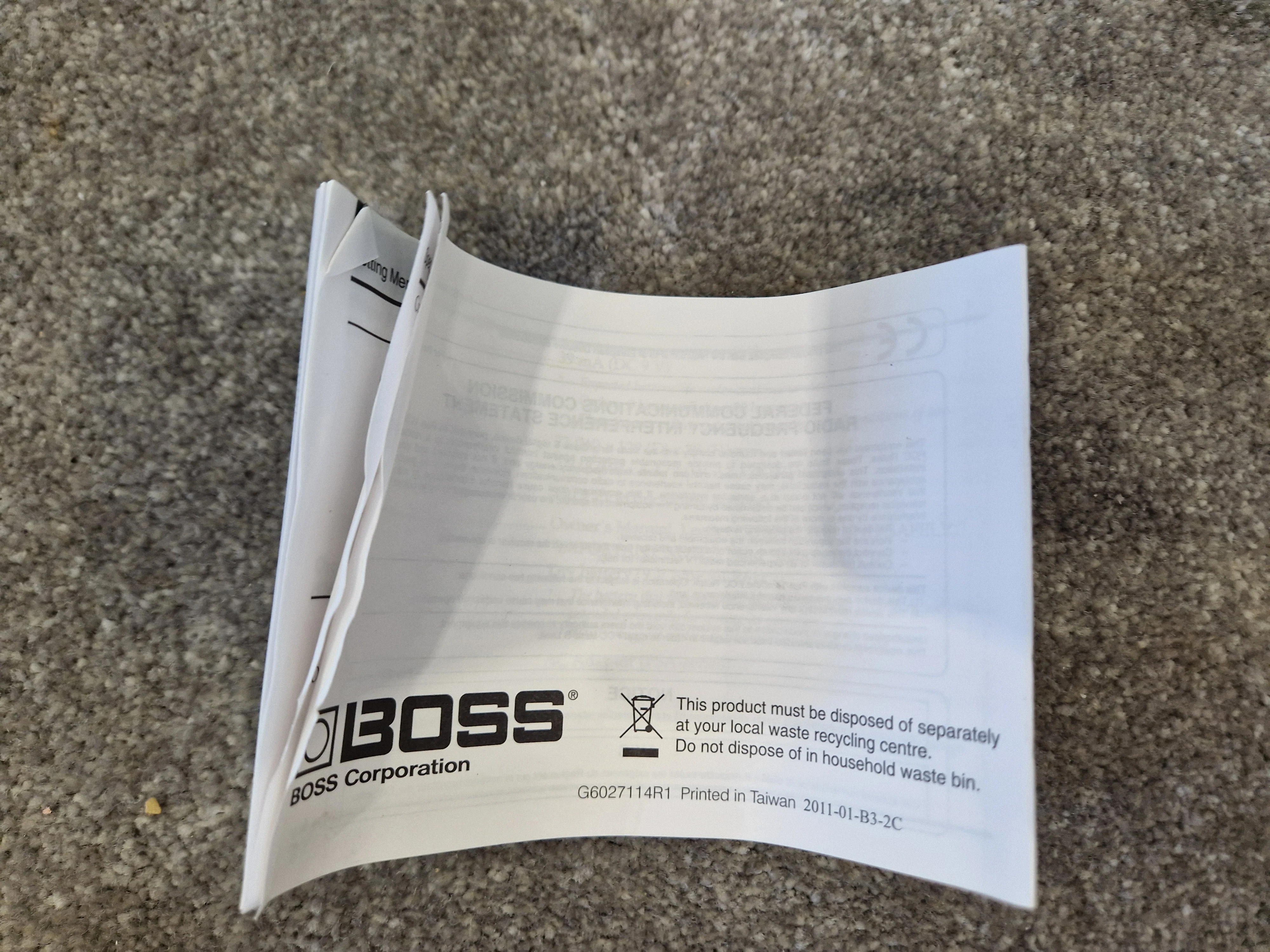 Boss AC-3 Acoustic Simulator – COSM Modeling & Built-In Reverb – Excellent w/ Original Box - Image 6