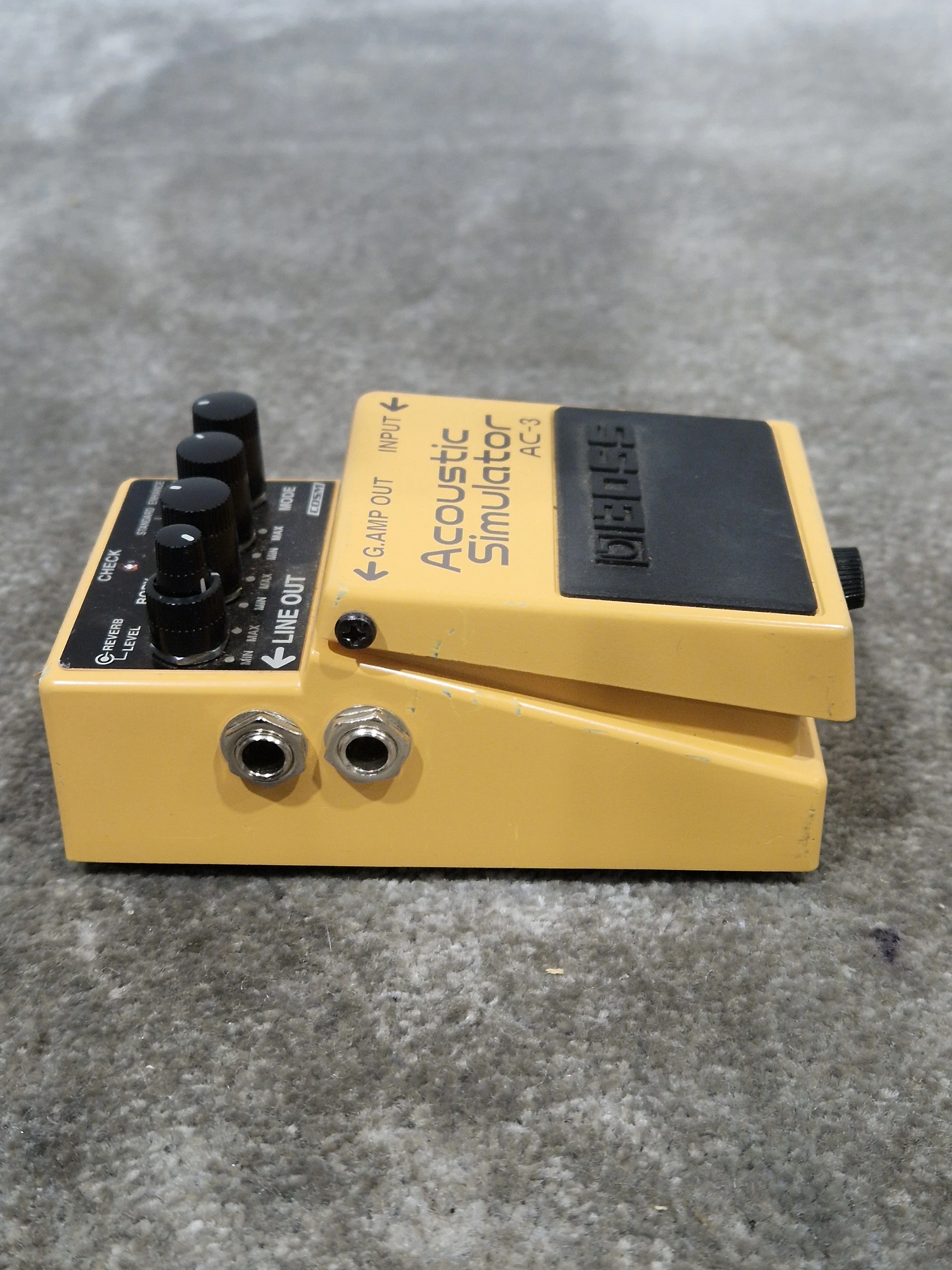 BOSS AC-3 Acoustic Simulator - Guitar Effects Pedal - Orange - Good - Image 11