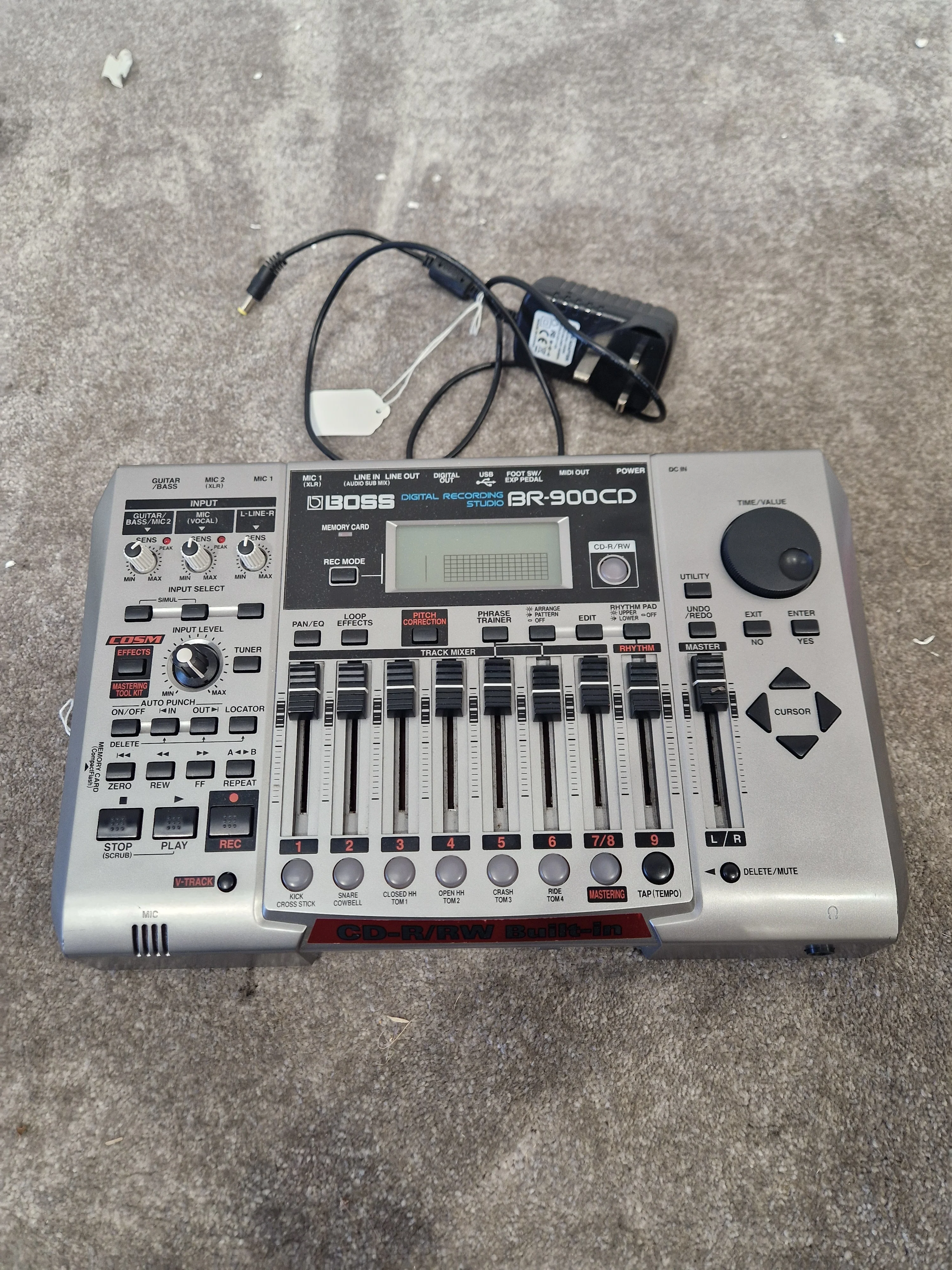 Boss Br-900cd Digital Recorder - 96kHz/24-bit Recording, COSM Effects - Very Good w/ Power Supply & Manuals - Image 13