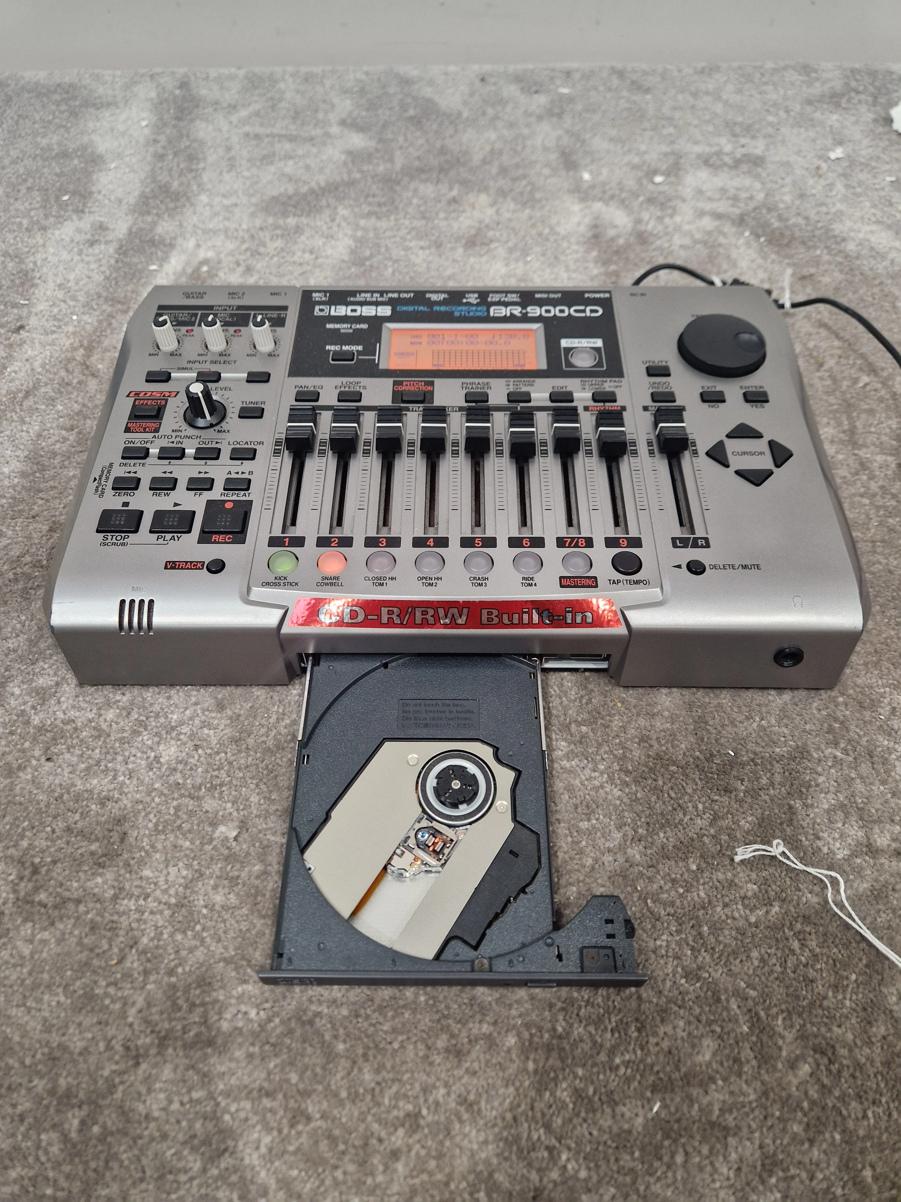 Boss Br-900cd Digital Recorder - 96kHz/24-bit Recording, COSM Effects - Very Good w/ Power Supply & Manuals - Image 9