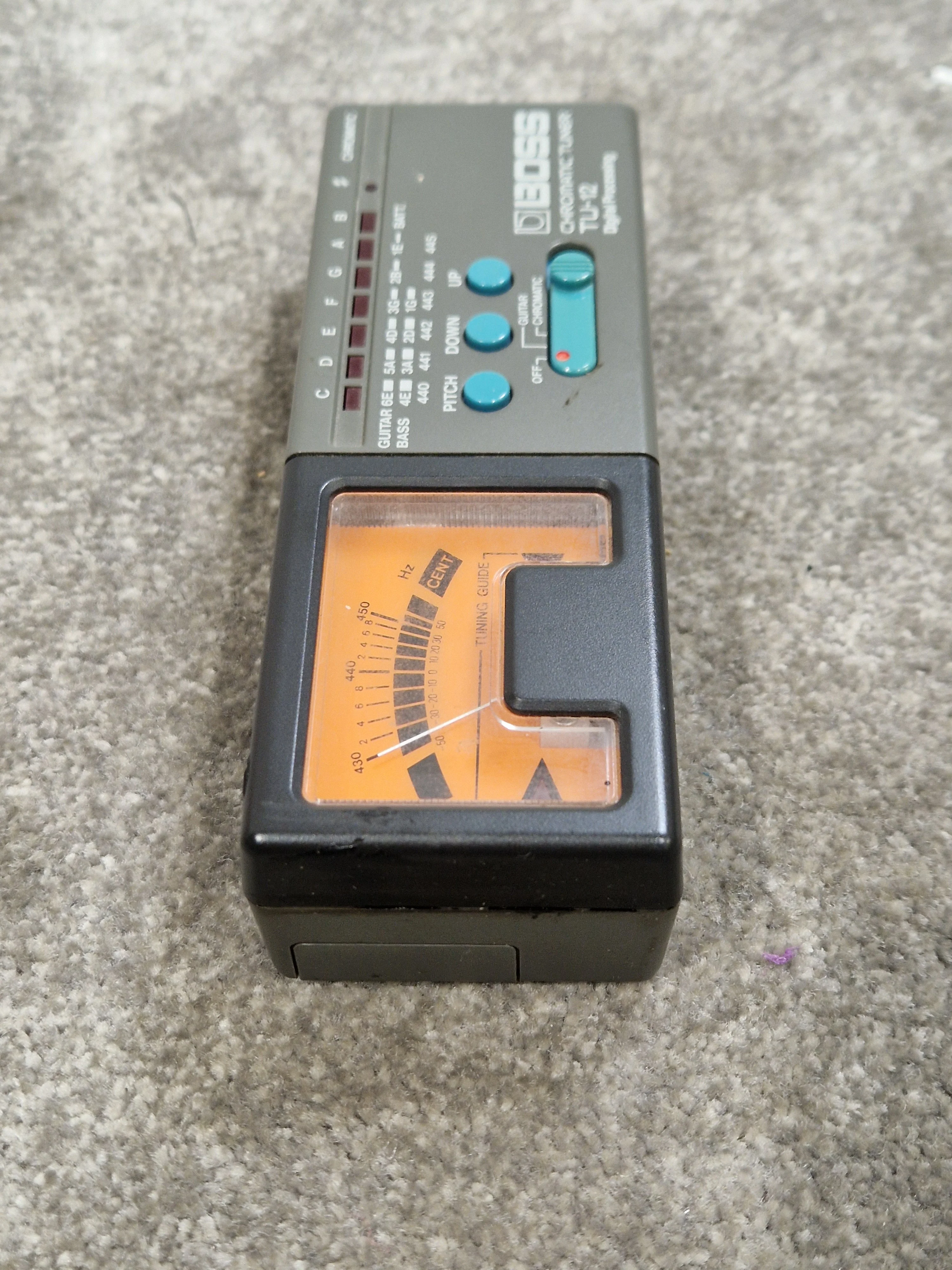 Boss Chromatic Tuner TU12 - Analog Needle Display - Spares or Repair - Image 2