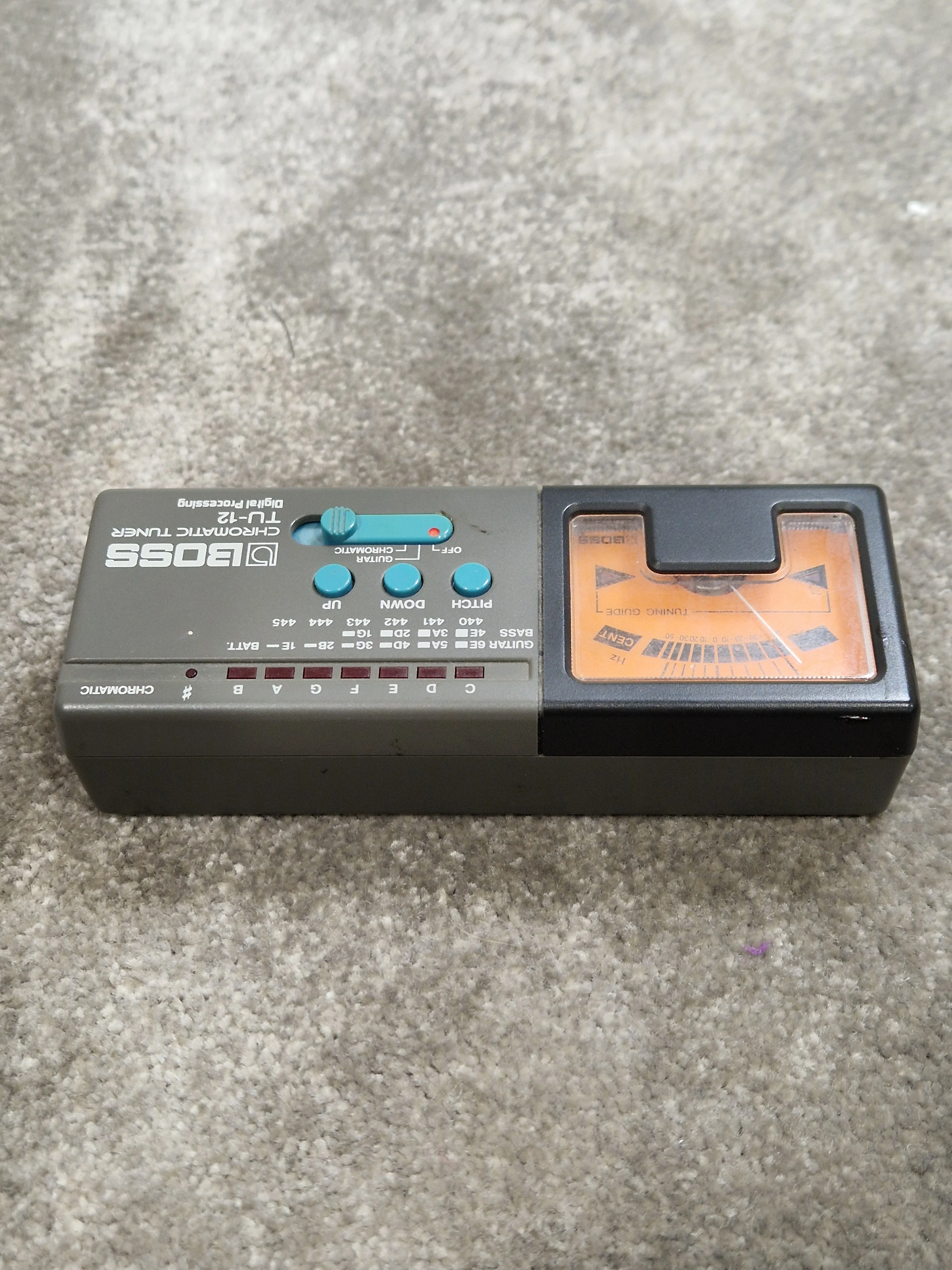 Boss Chromatic Tuner TU12 - Analog Needle Display - Spares or Repair - Image 5