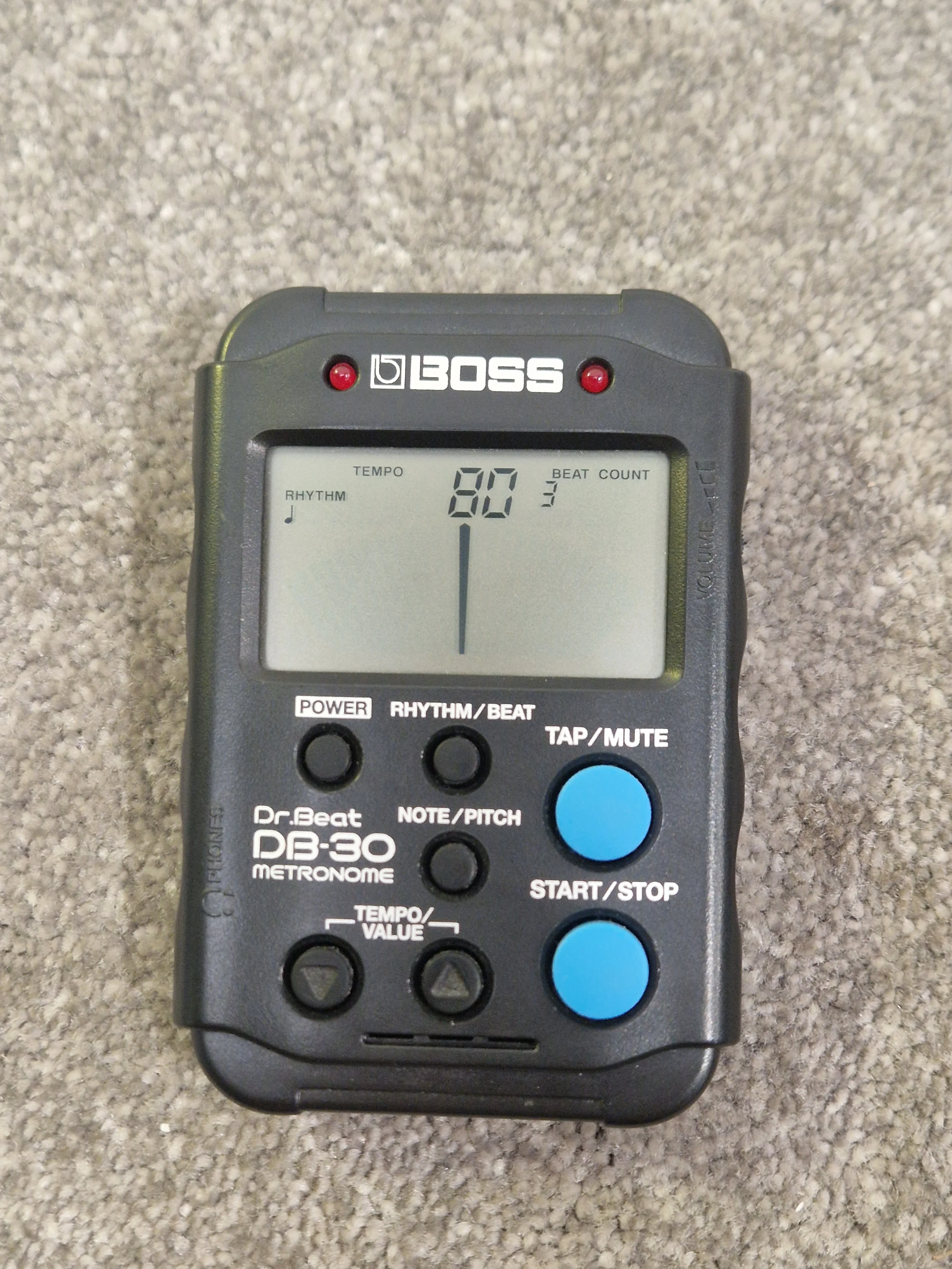 Boss DB30 Metronome - Metronome & Rhythm Trainer - Very Good w/ Manuals - Image 5