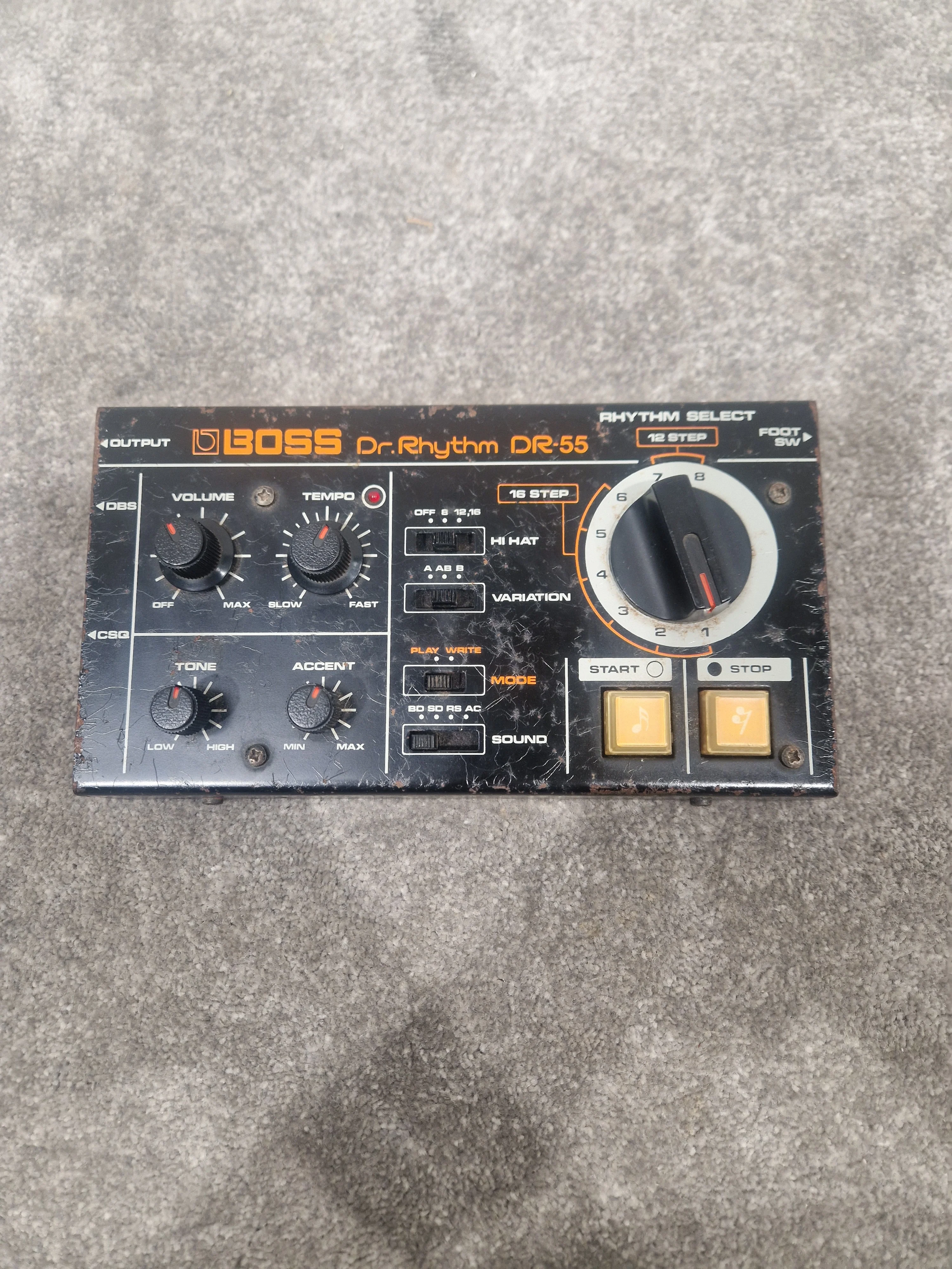 Boss DR-55 Drum Machine - Vintage Rhythm, Programmable Patterns - Good w/ Original Box & Manuals - Image 7