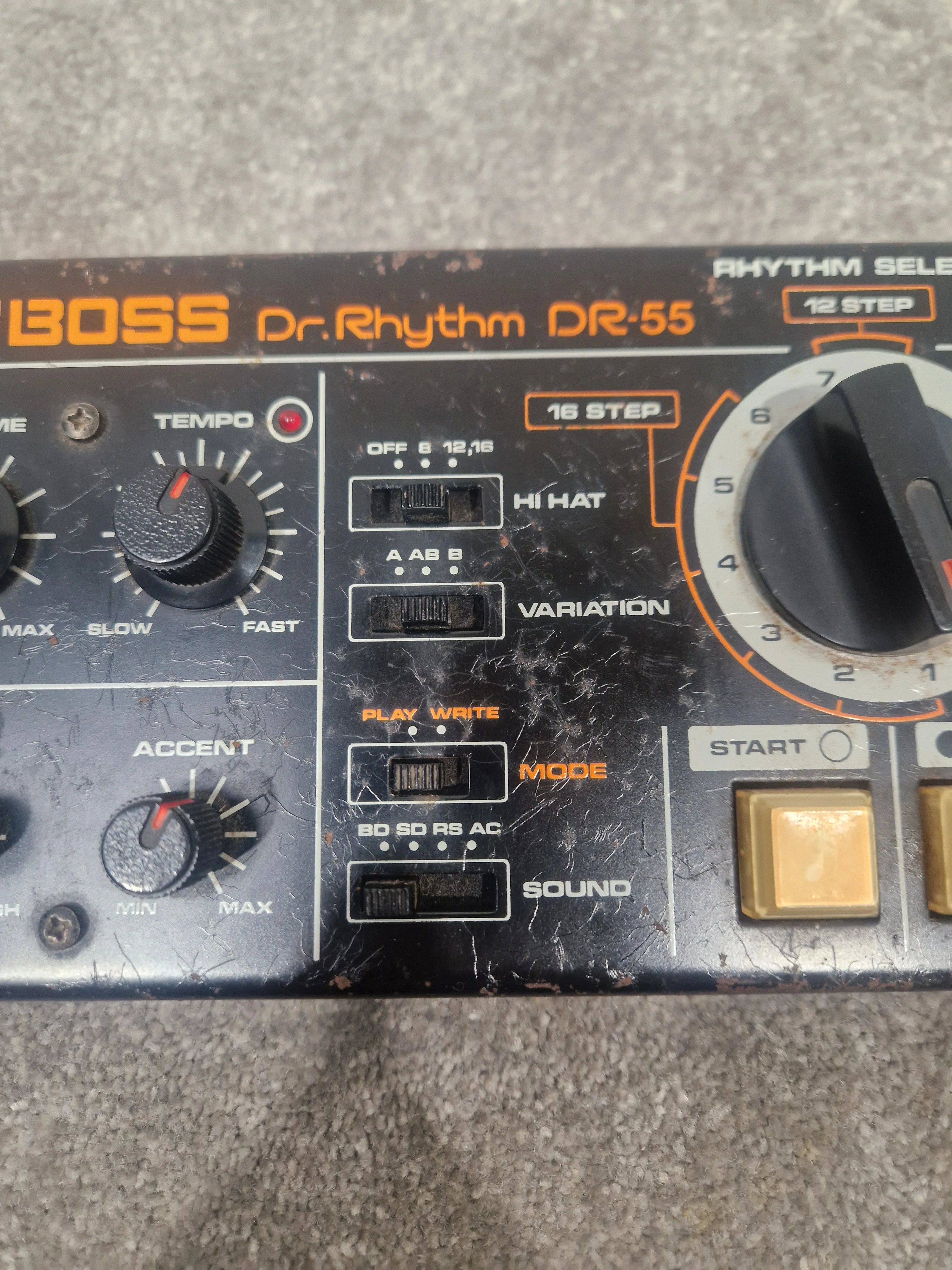 Boss DR-55 Drum Machine - Vintage Rhythm, Programmable Patterns - Good w/ Original Box & Manuals - Image 9