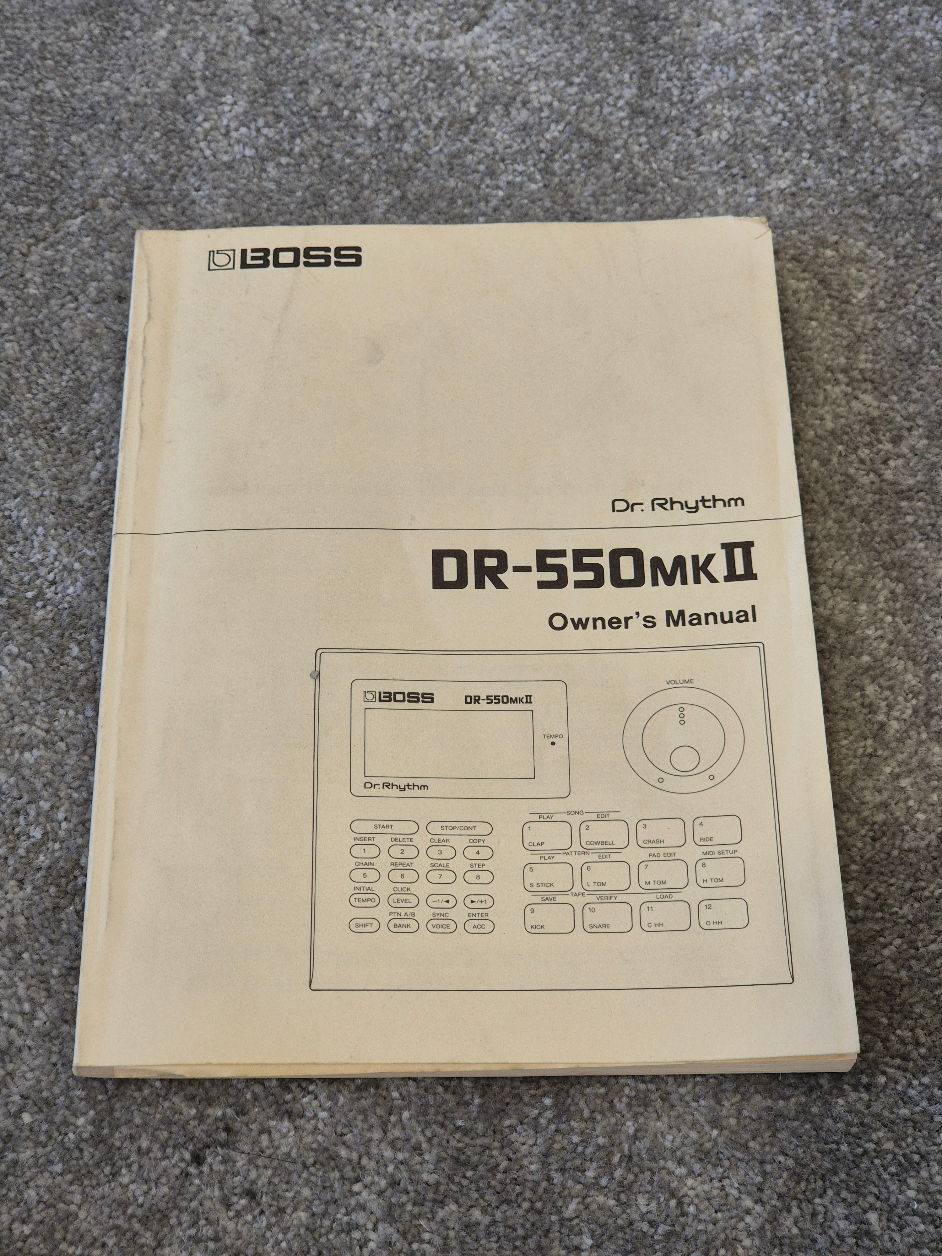 BOSS DR-550MKII - Drum Machine w/ Original Box - Very Good Condition - Image 9