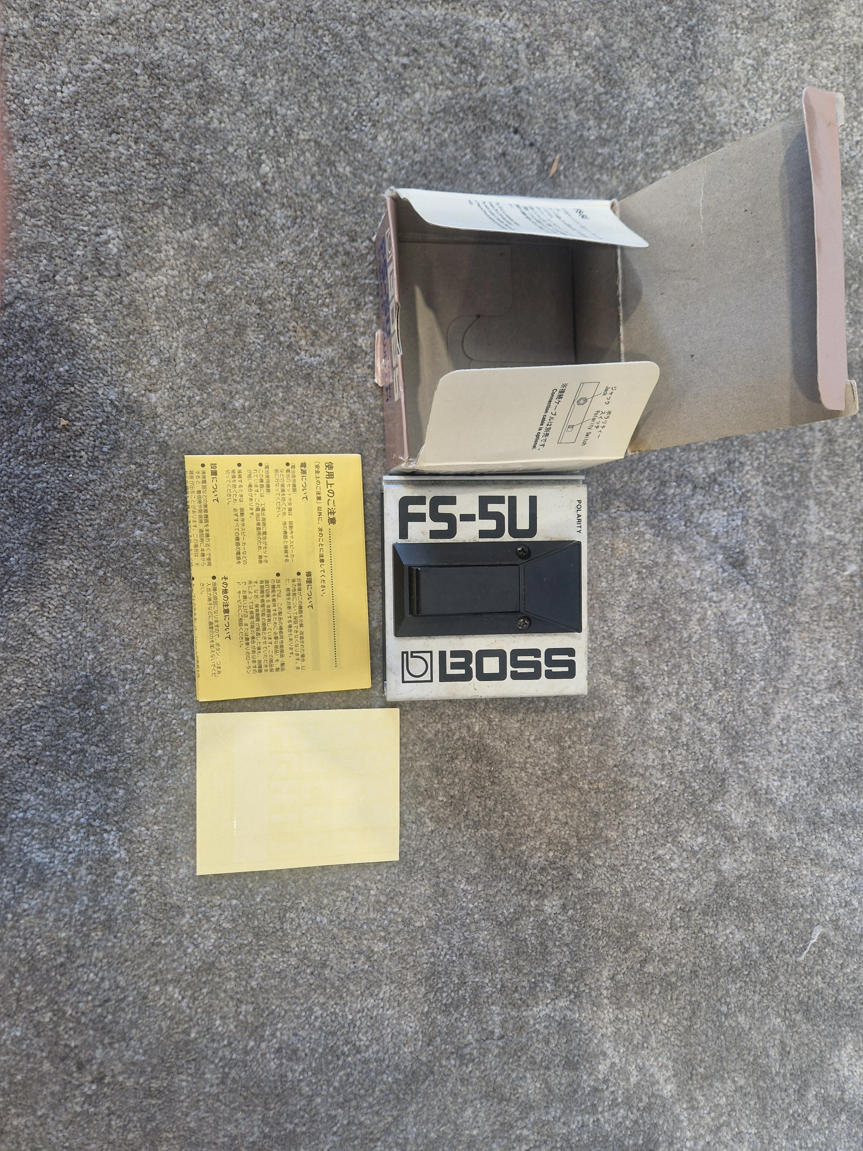 Boss FS-5U Footswitch – Momentary Switch for Tap Tempo & Control – Good - Image 2