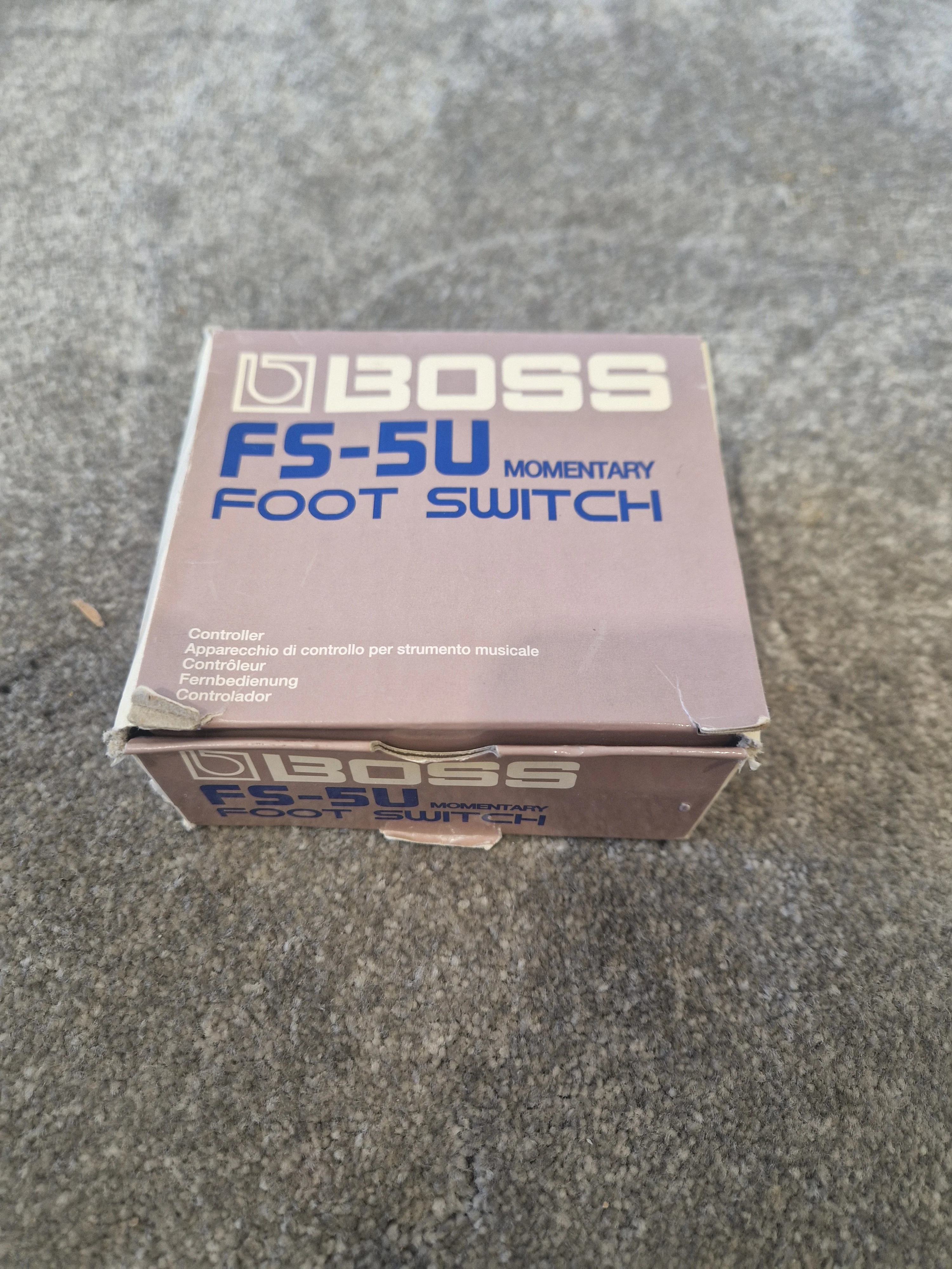 Boss FS-5U Footswitch – Momentary Switch for Tap Tempo & Control – Good - Image 4