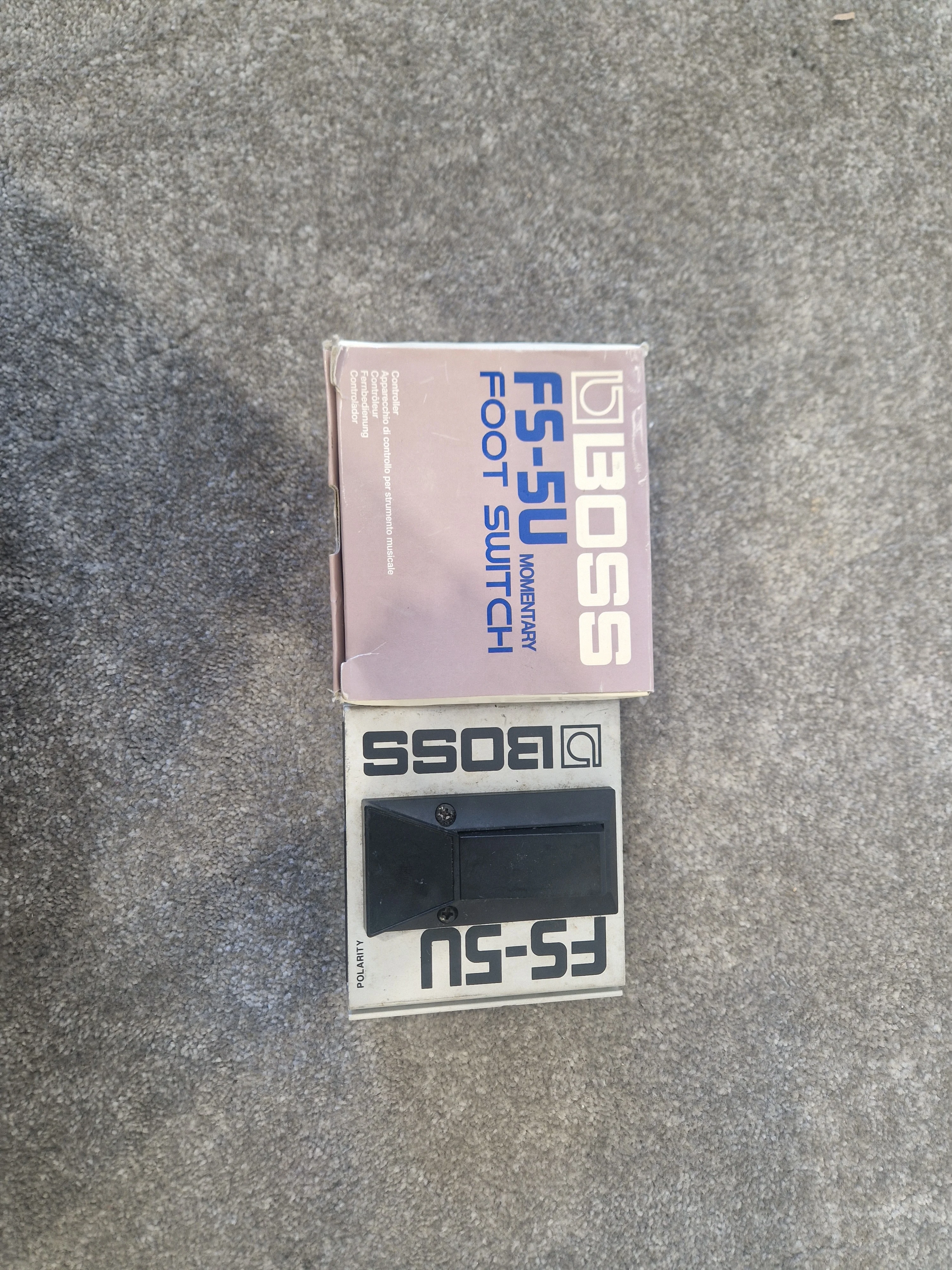 Boss FS-5U Footswitch – Momentary Switch for Tap Tempo & Control – Good - Image 5