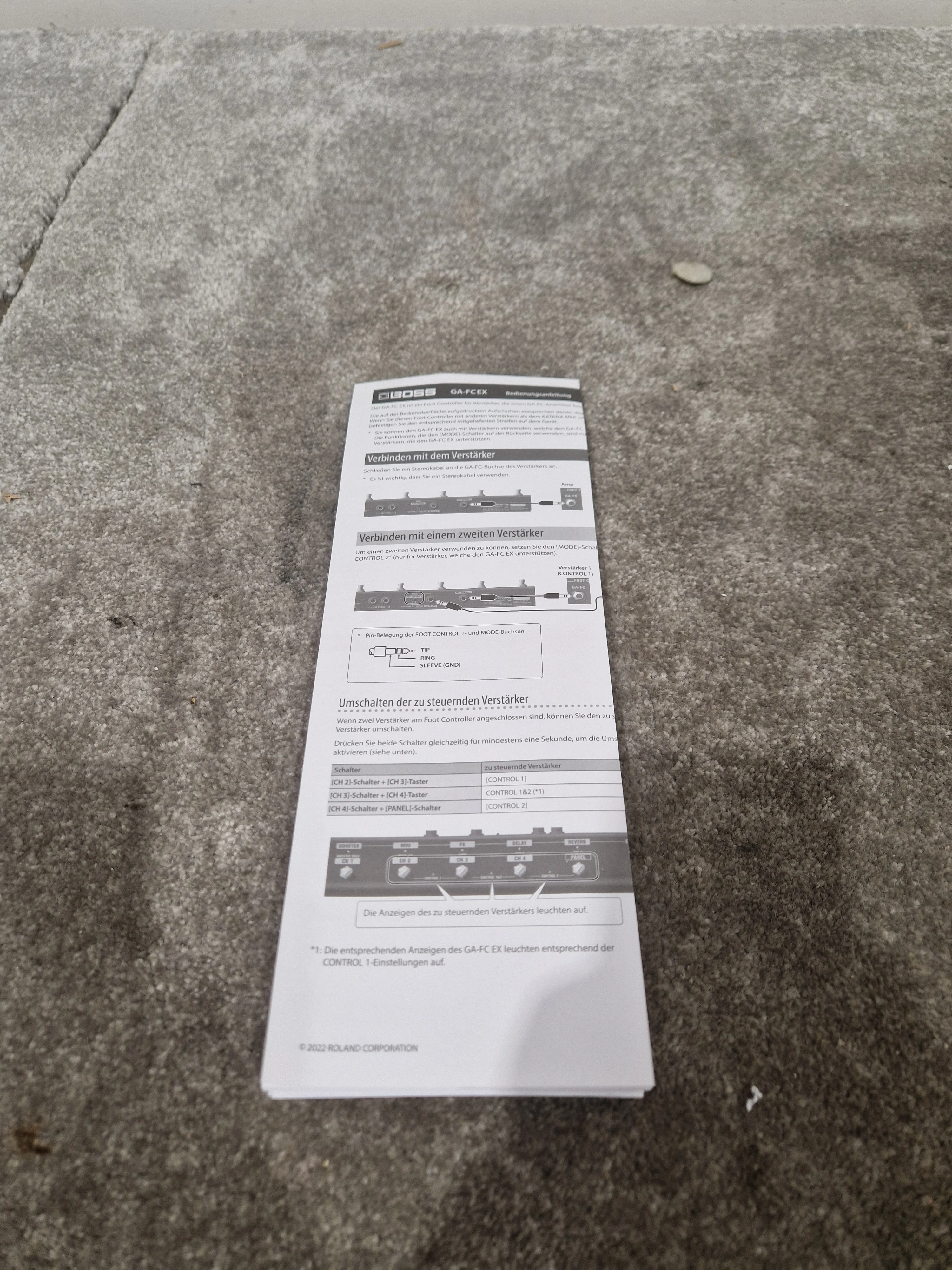 BOSS GA-FC EX Foot Controller - Multi-Function Control Unit - Open Box - Image 3