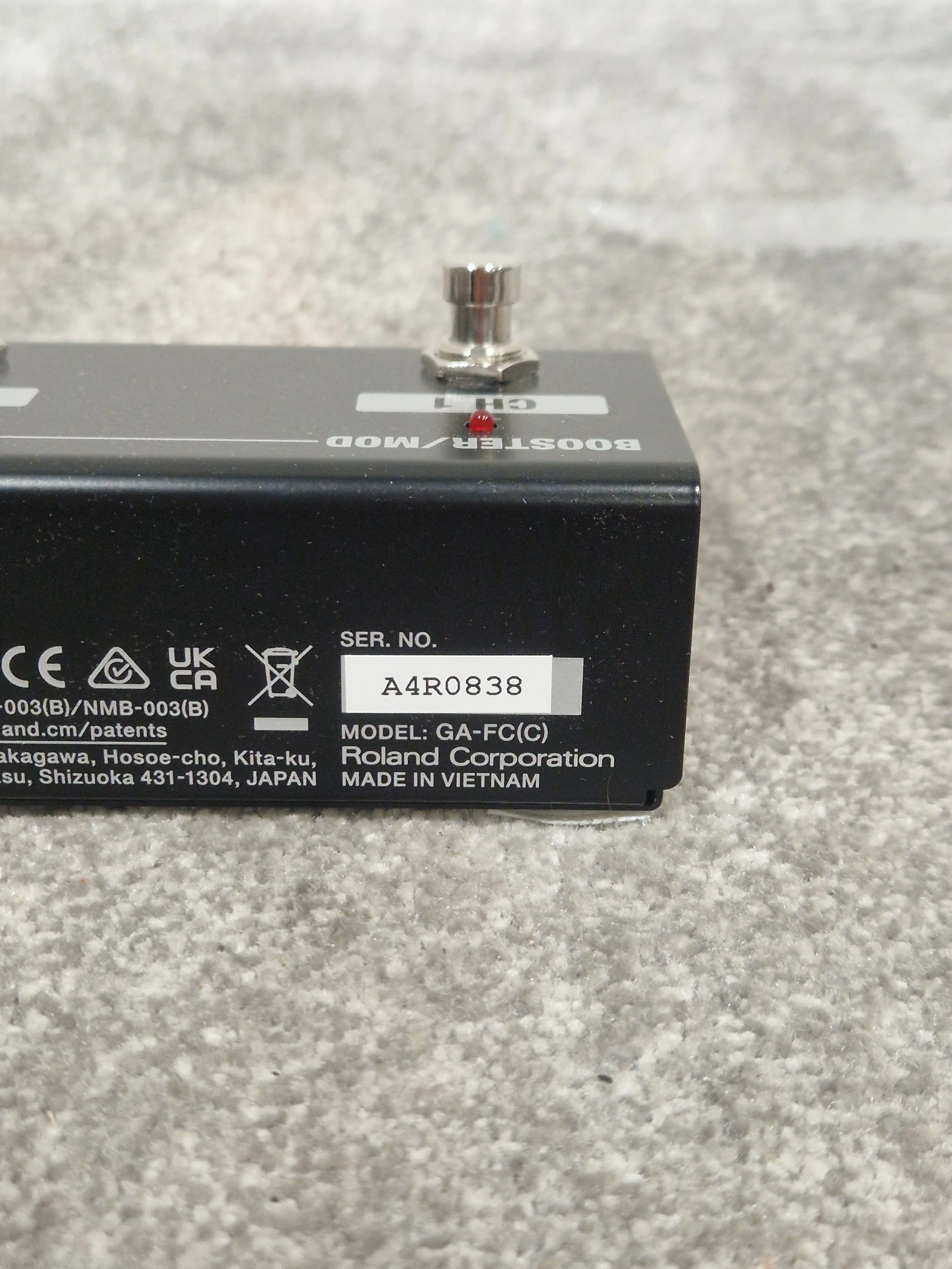 Boss GA-FC - Foot Controller - Black - Excellent w/ Original Box - Image 3