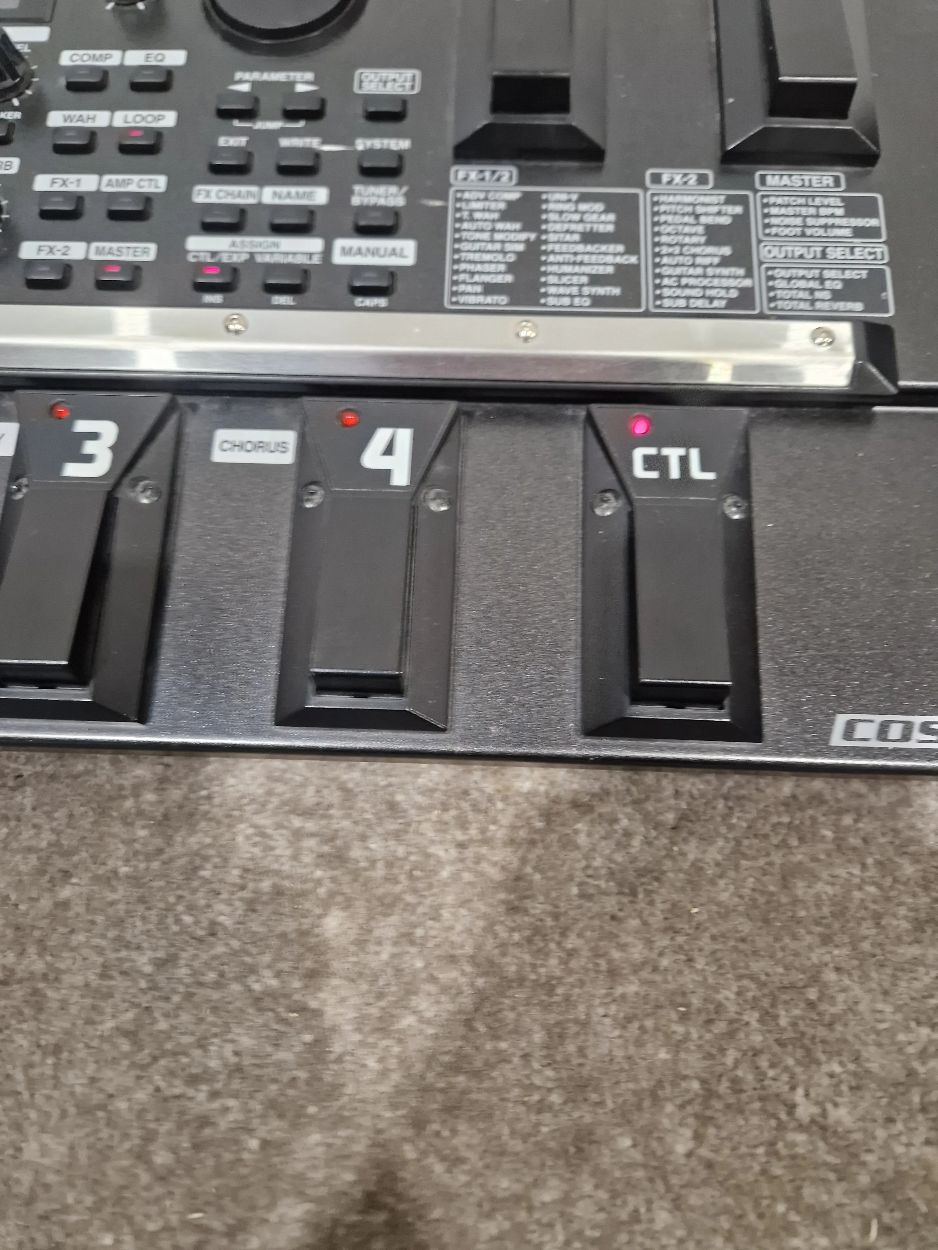 Boss GT-8 - Multi-Effects Processor - Excellent w/ Power Supply - Image 4