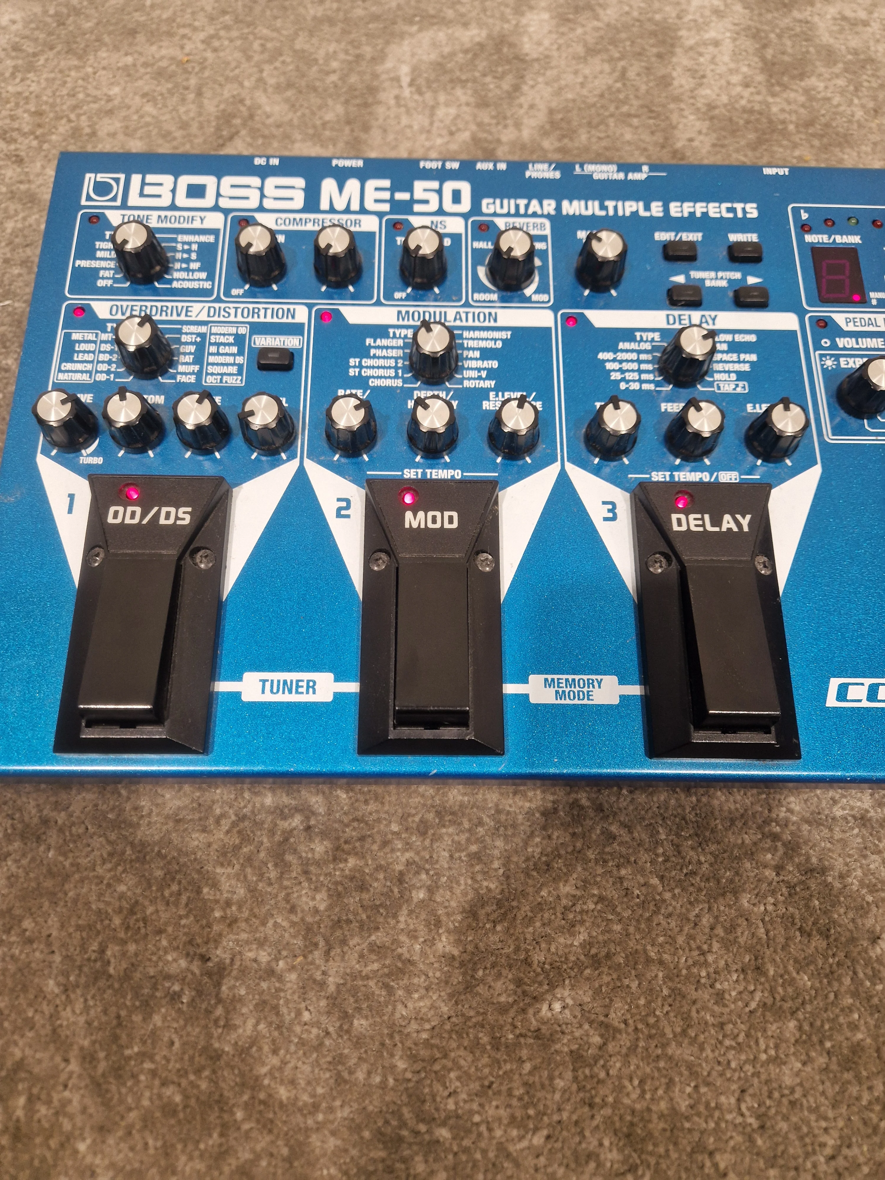 Boss ME-50 Effects Pedal - Multi-Effects Processor - Very Good - Image 11