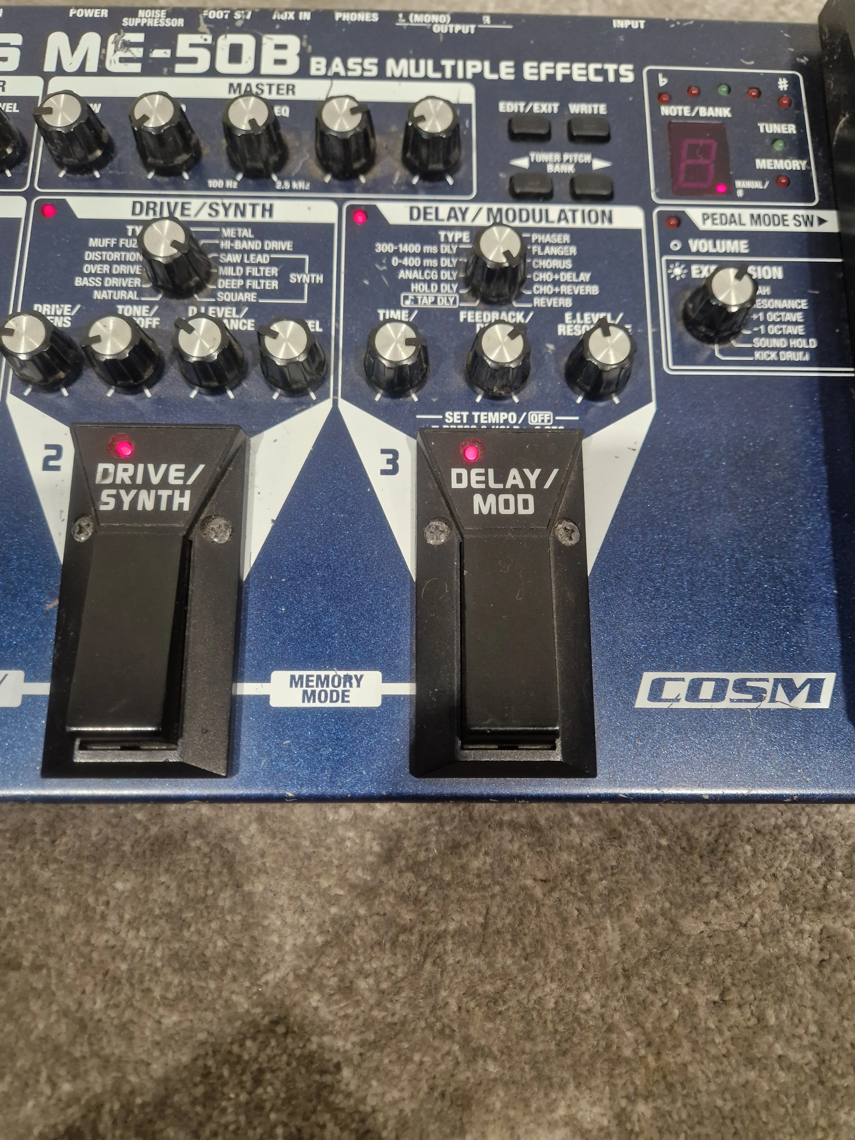 Boss ME-50B Effects Pedal - Bass Multi-Effects - Good - Image 11