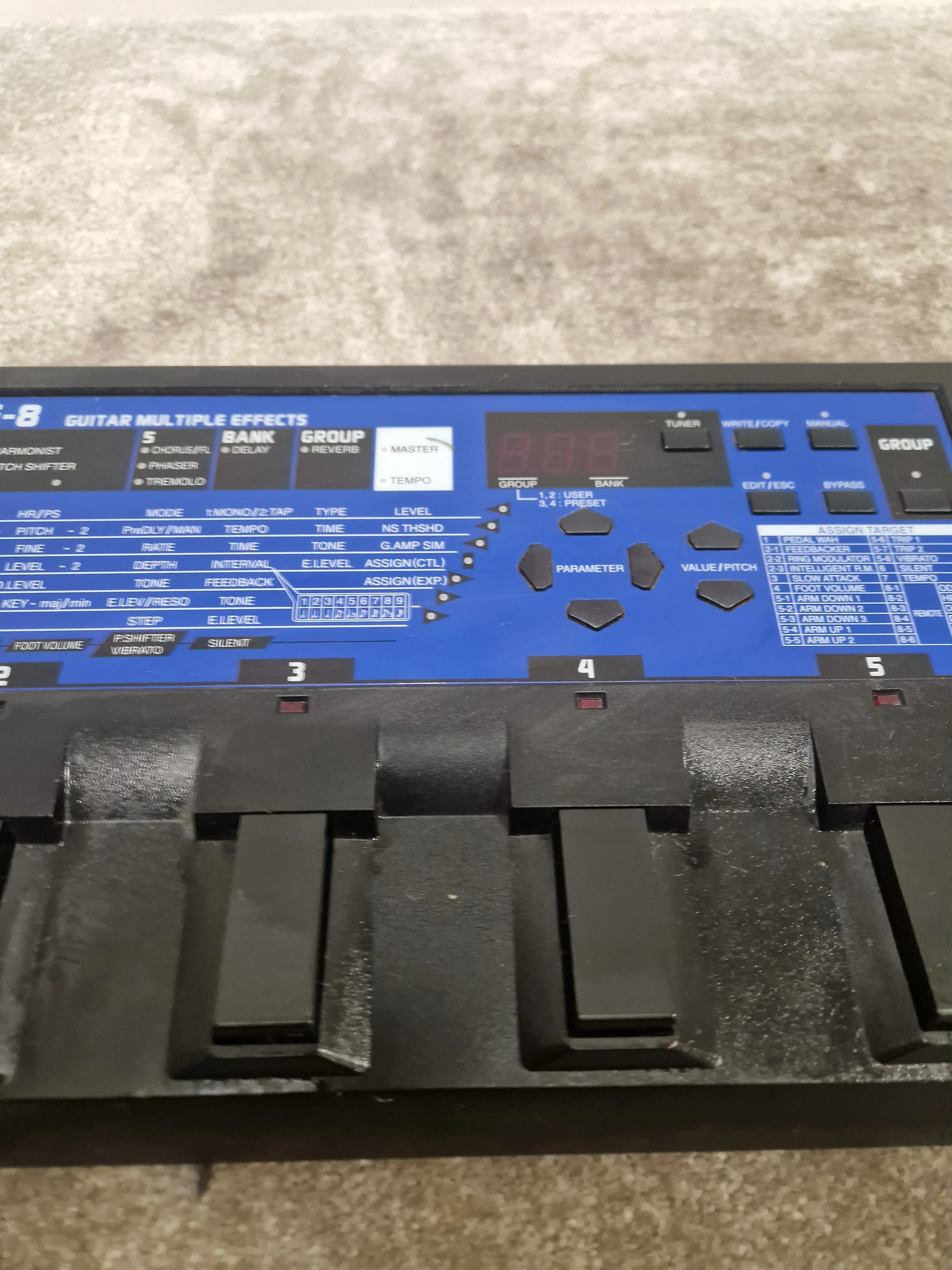 Boss ME-8 - Guitar Multi-Effects Processor - Good w/ Power Supply, Manuals - Image 10