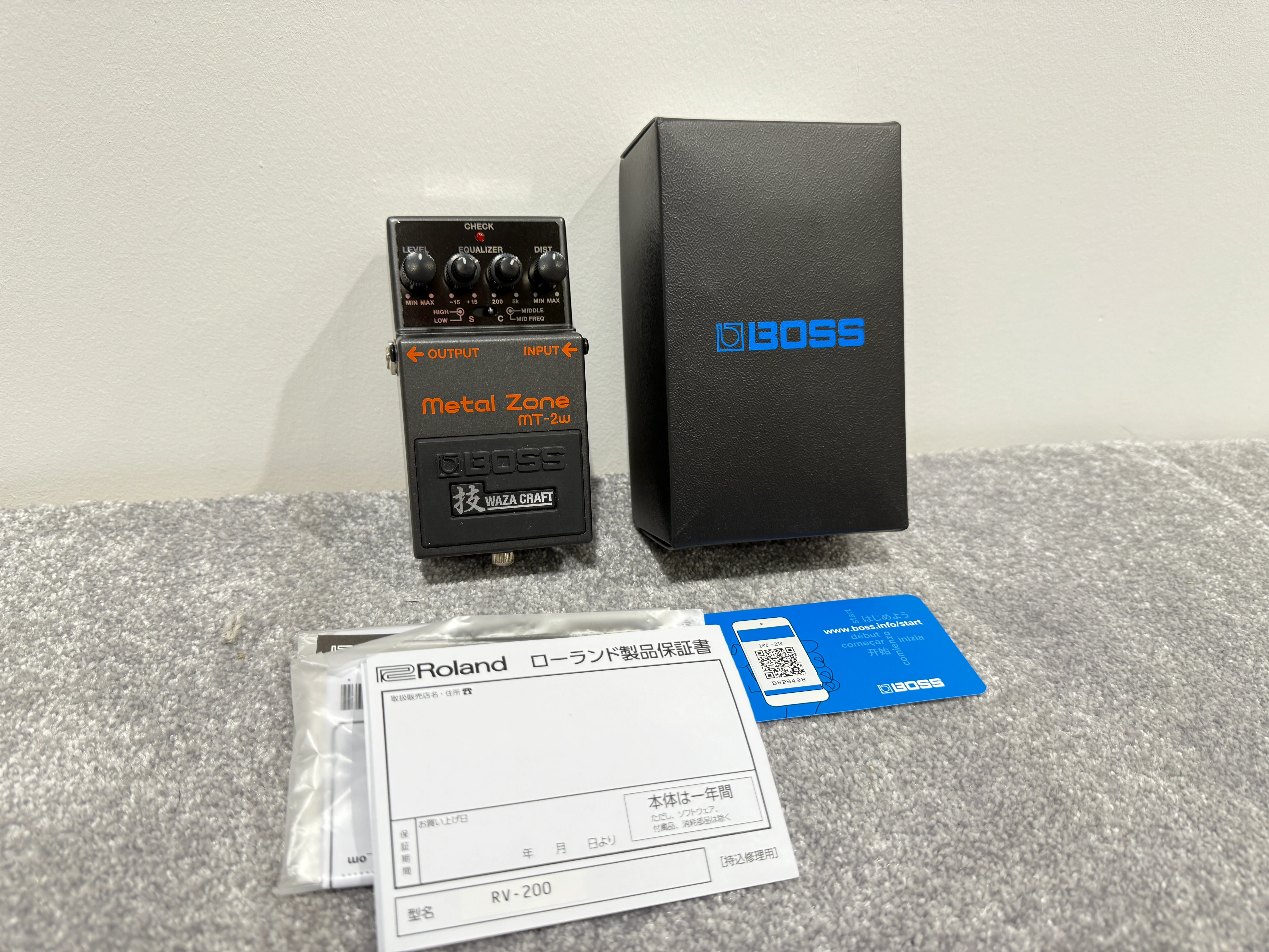 Boss MT-2W Waza Craft Metal Zone - Guitar / Effects Pedal - Image 3
