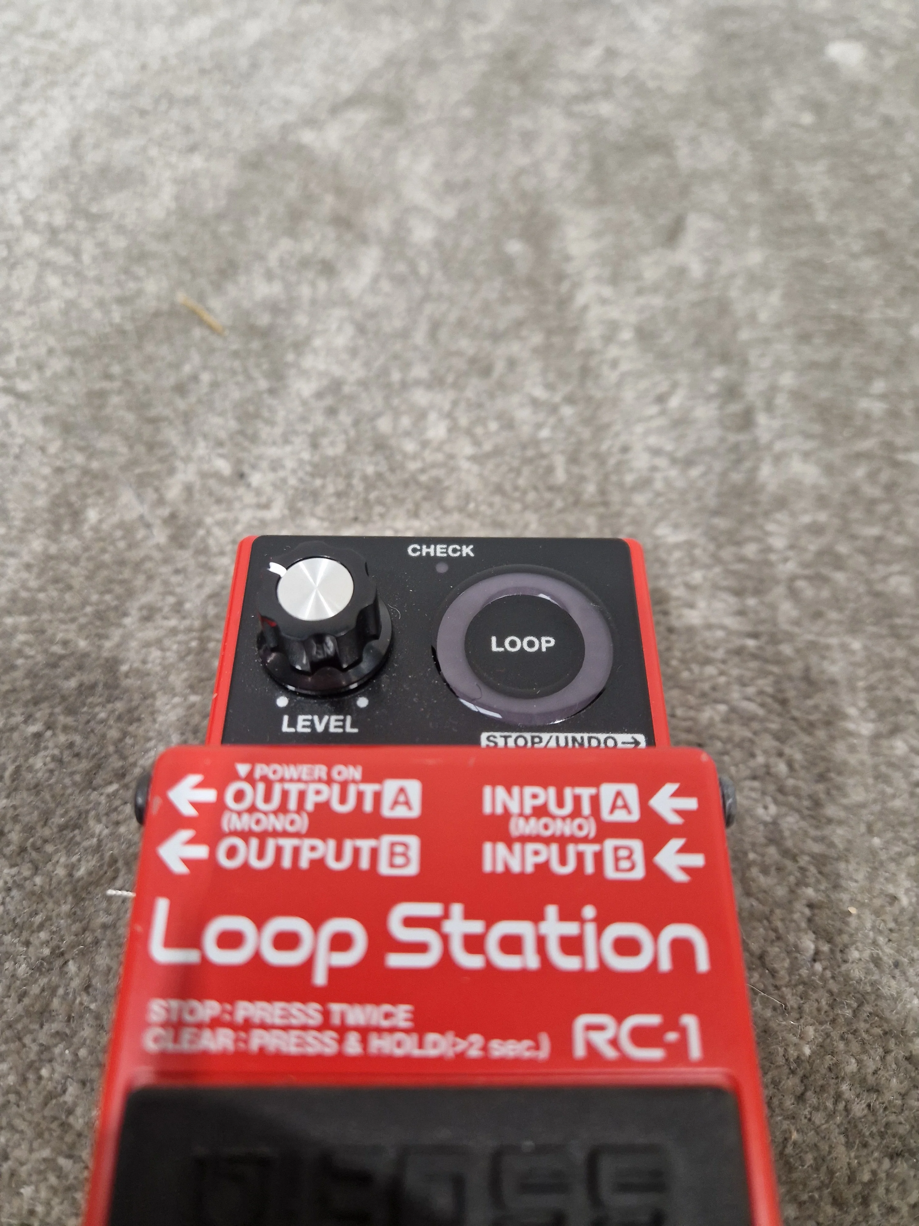Boss RC-1 - Loop Station - Red - Excellent - Image 3