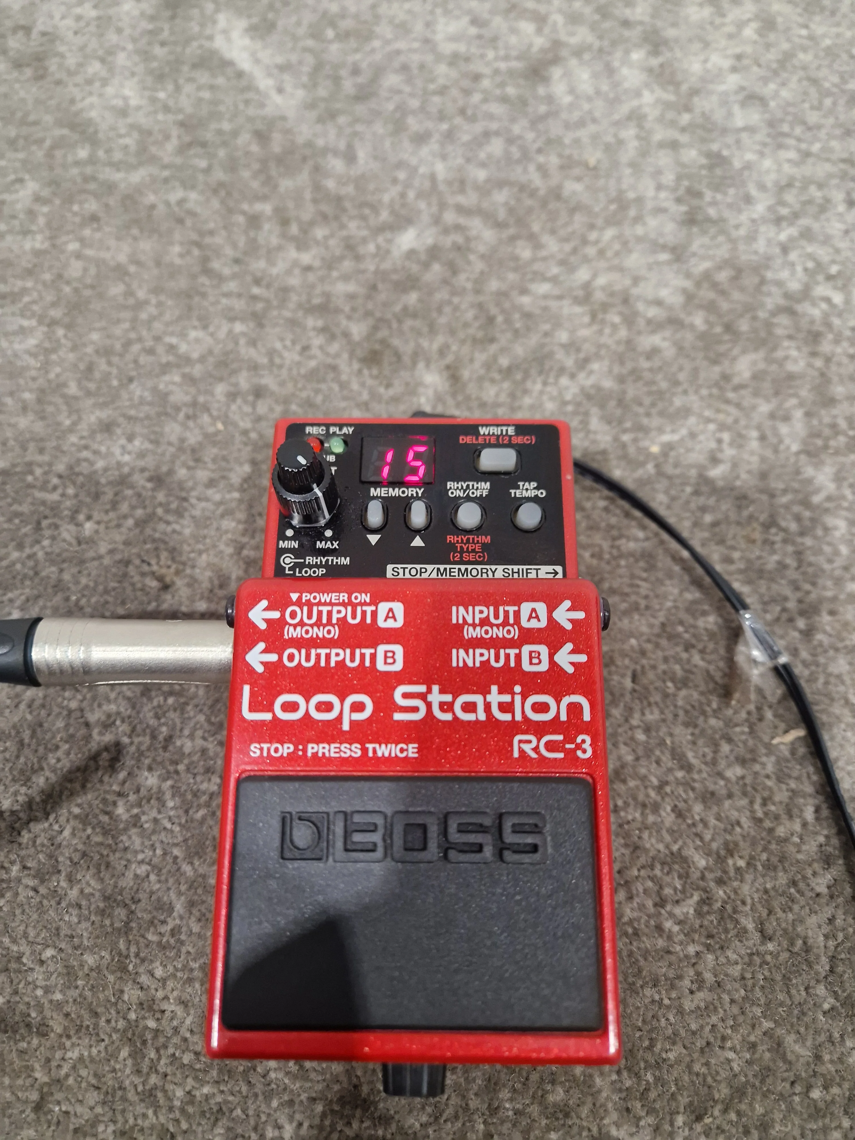 Boss RC-3 Loop Station - Effects Pedal - Red - Excellent w/ Original Box & Manuals - Image 10