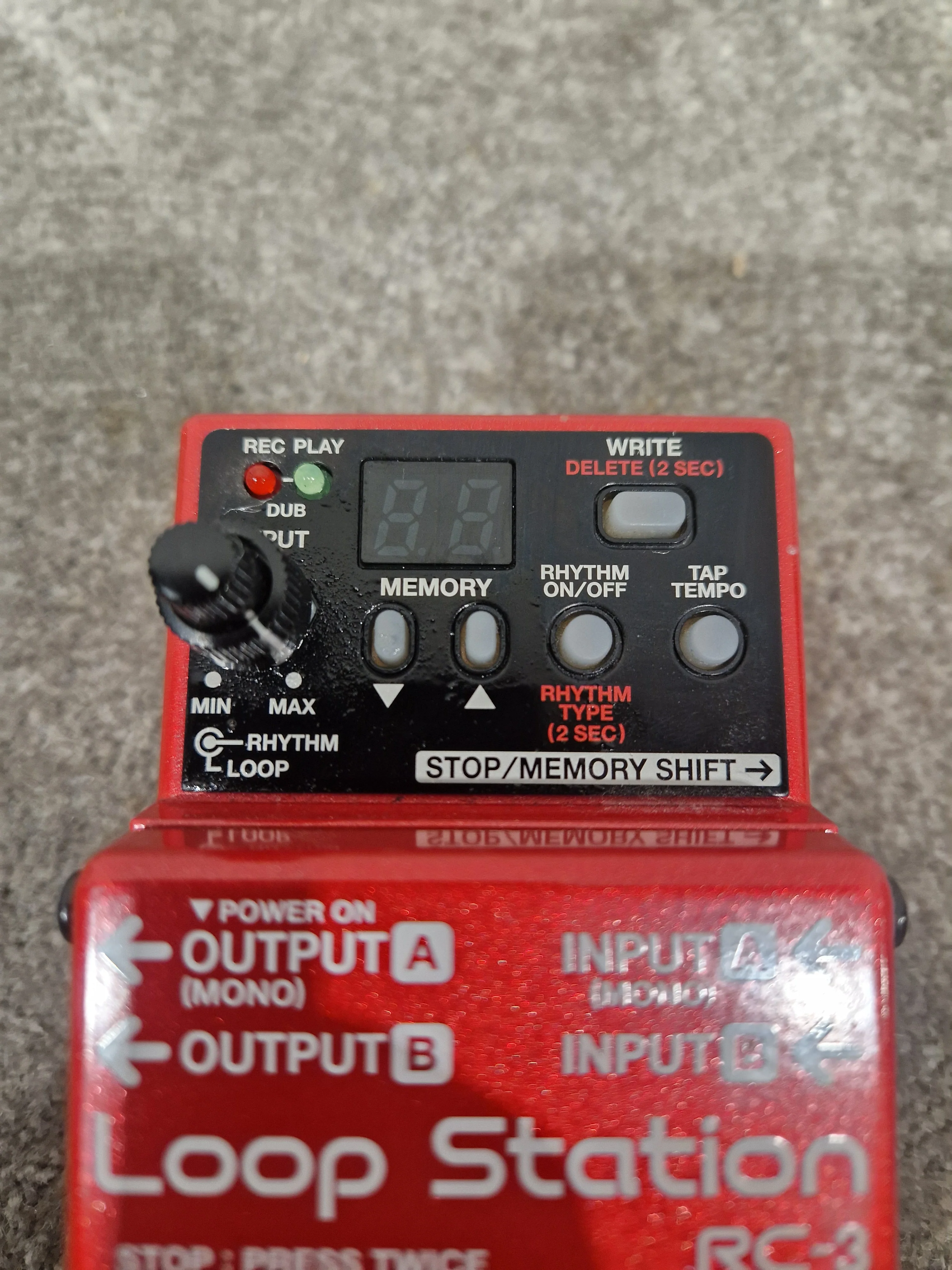Boss RC-3 Loop Station - Effects Pedal - Red - Excellent w/ Original Box & Manuals - Image 5