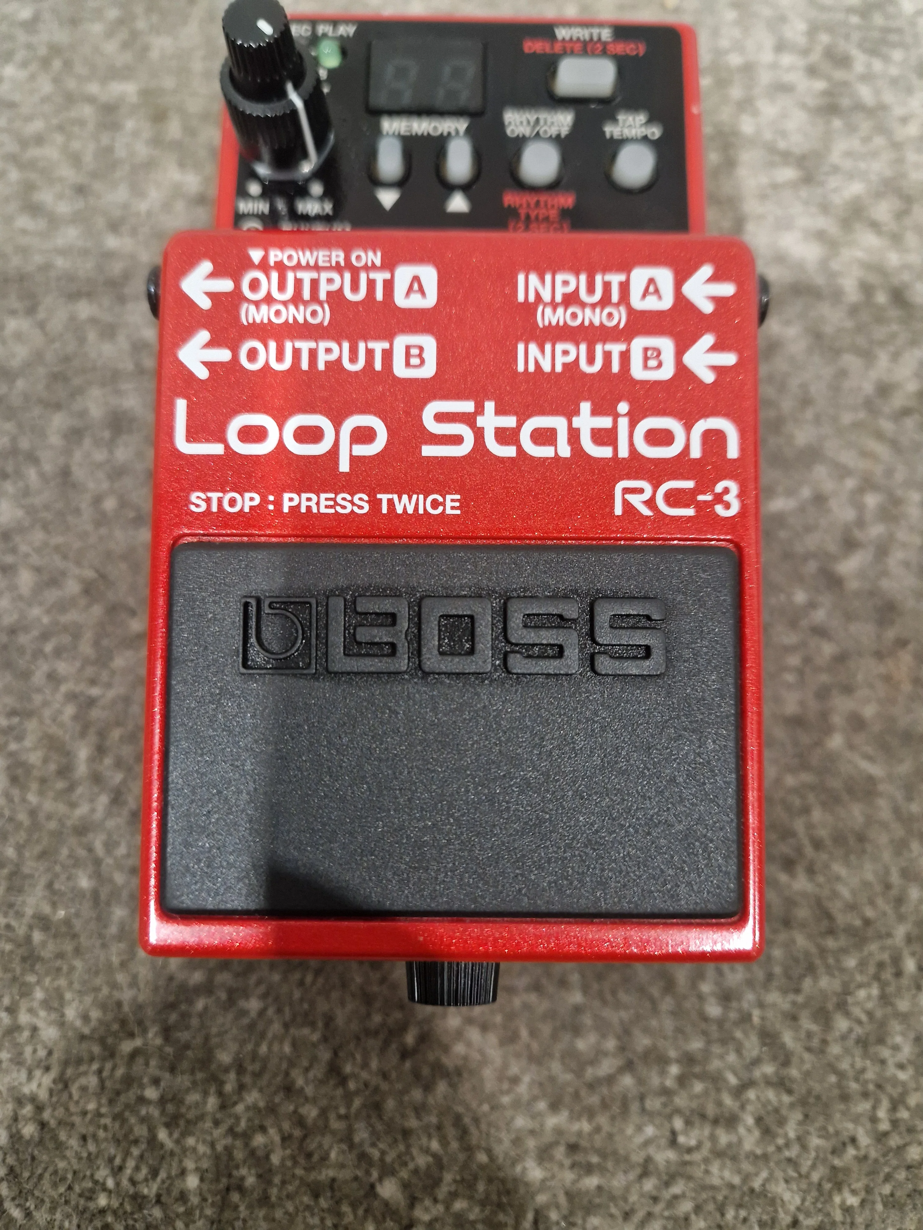 Boss RC-3 Loop Station - Effects Pedal - Red - Excellent w/ Original Box & Manuals - Image 6