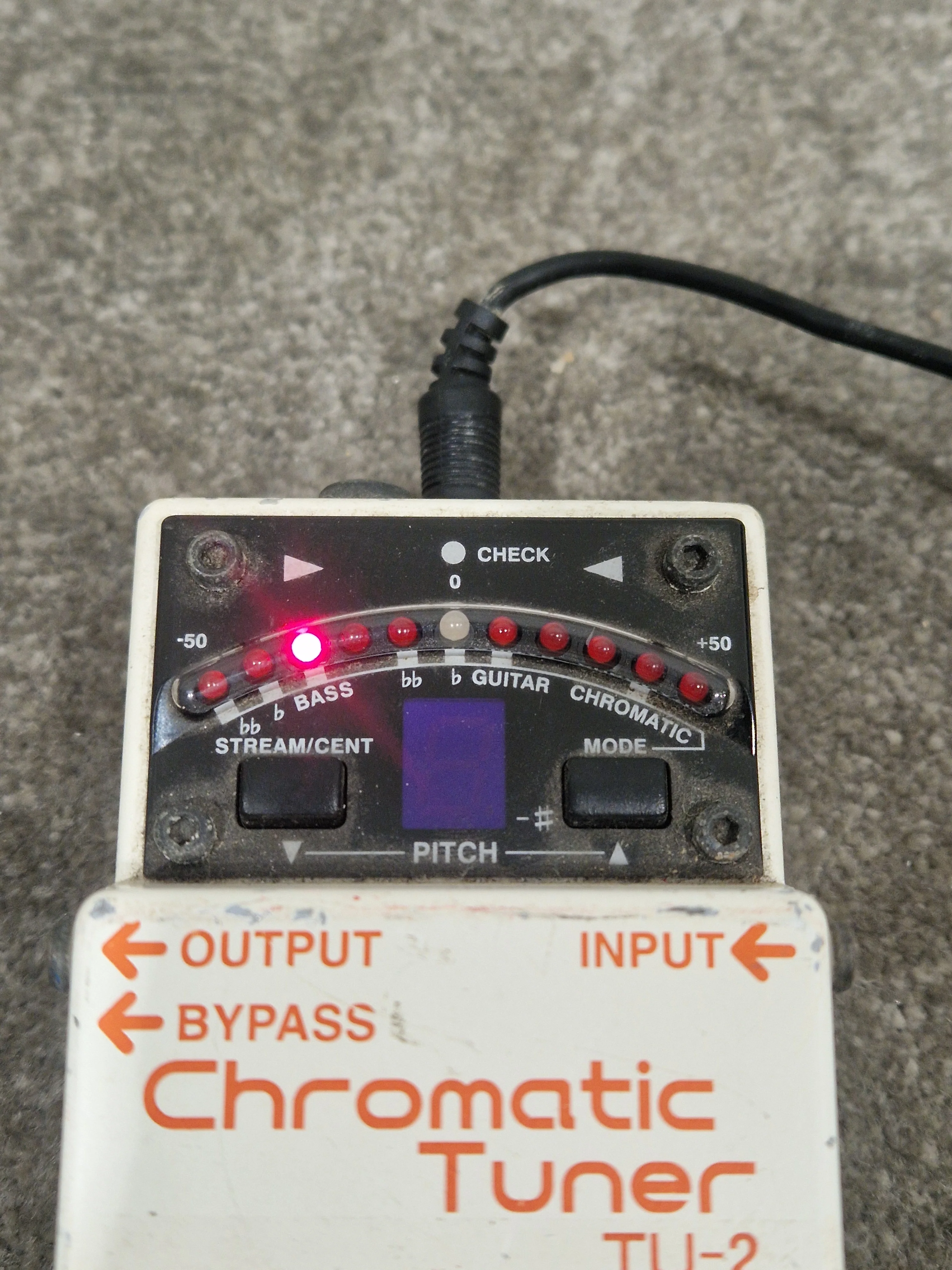 Boss TU-2 - Chromatic Tuner - White - Good - Image 5