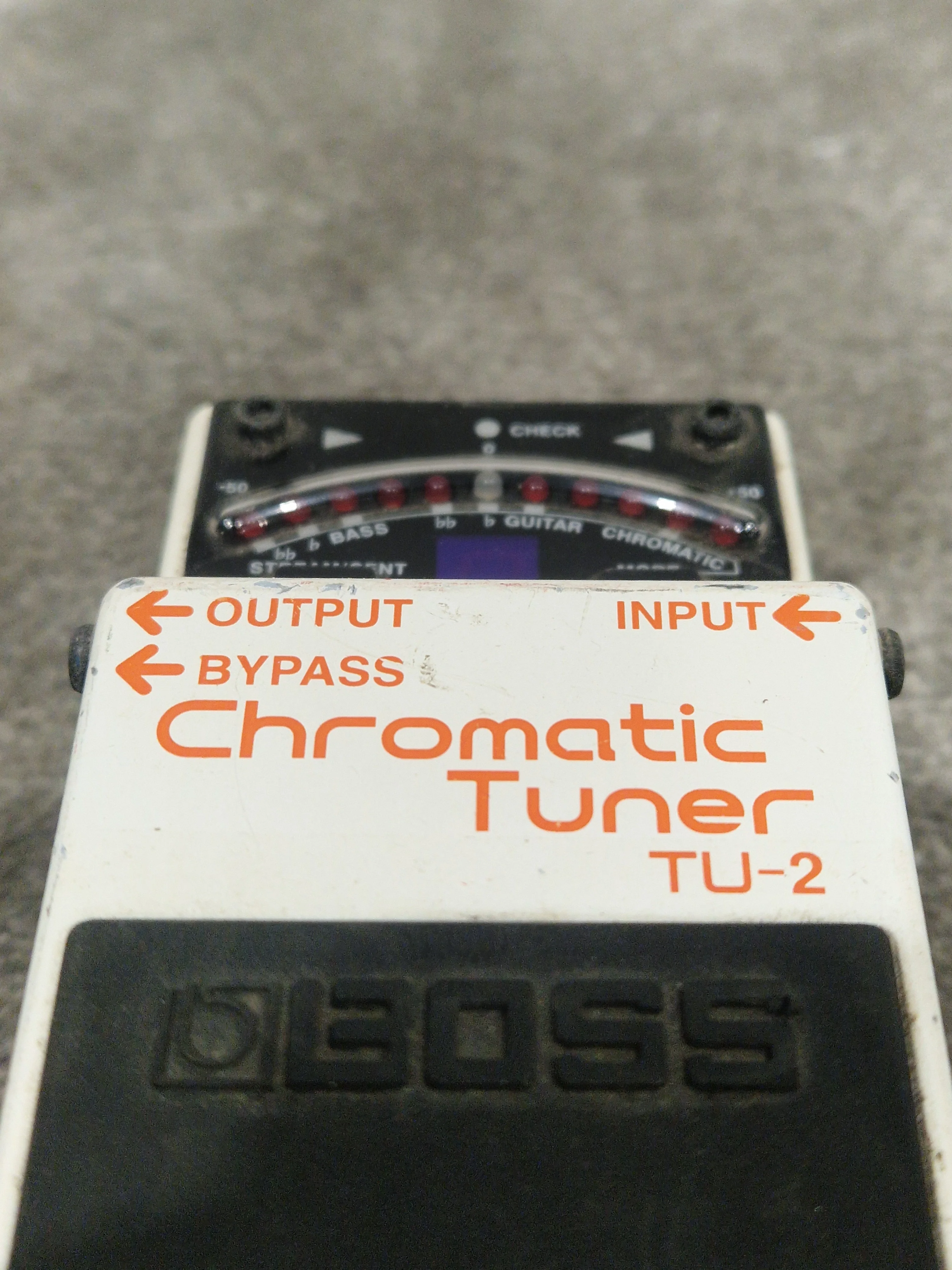 Boss TU-2 - Chromatic Tuner - White - Good - Image 7