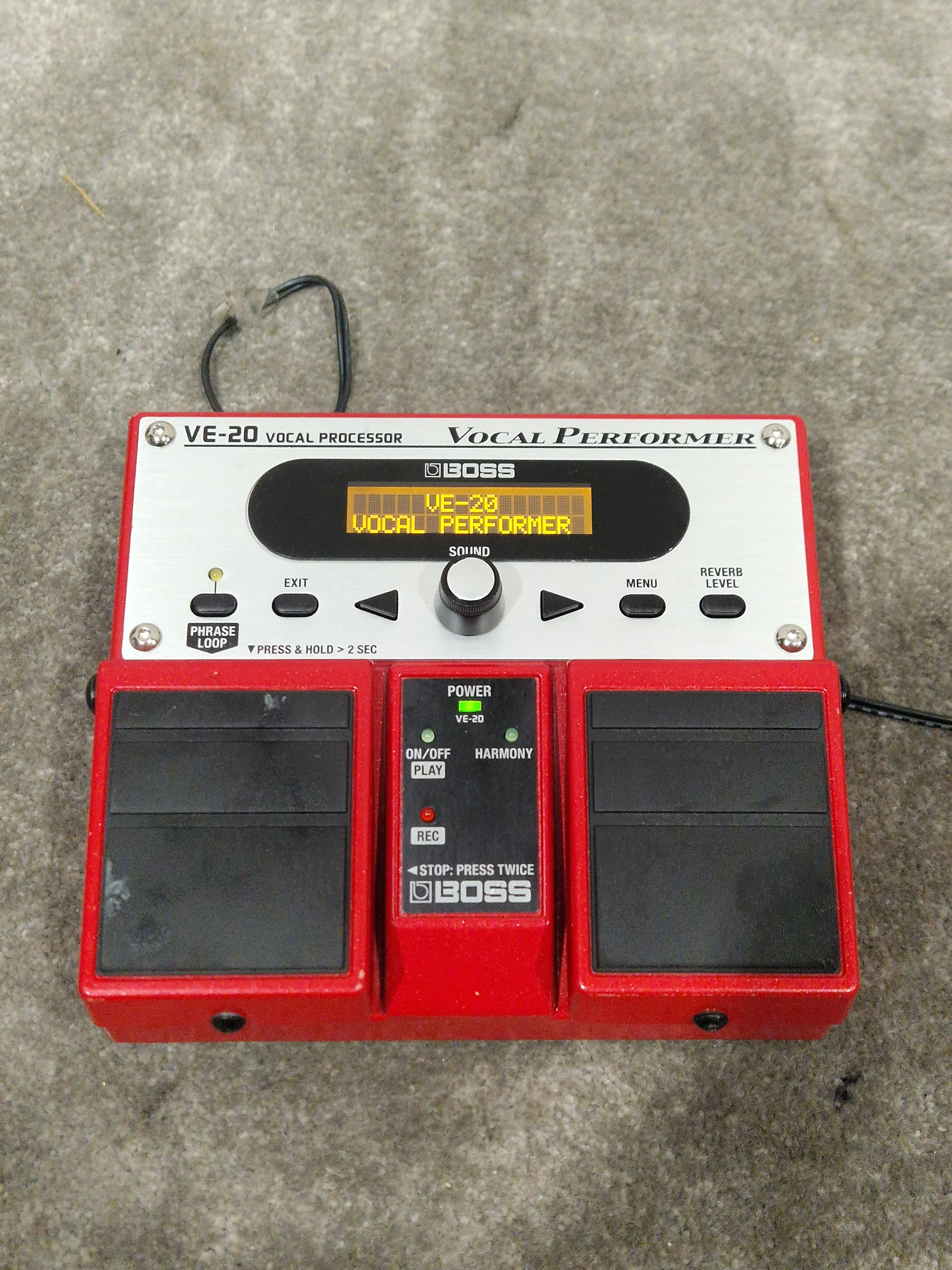 Boss VE-20 - Vocal Performer - Red - Excellent - Image 11