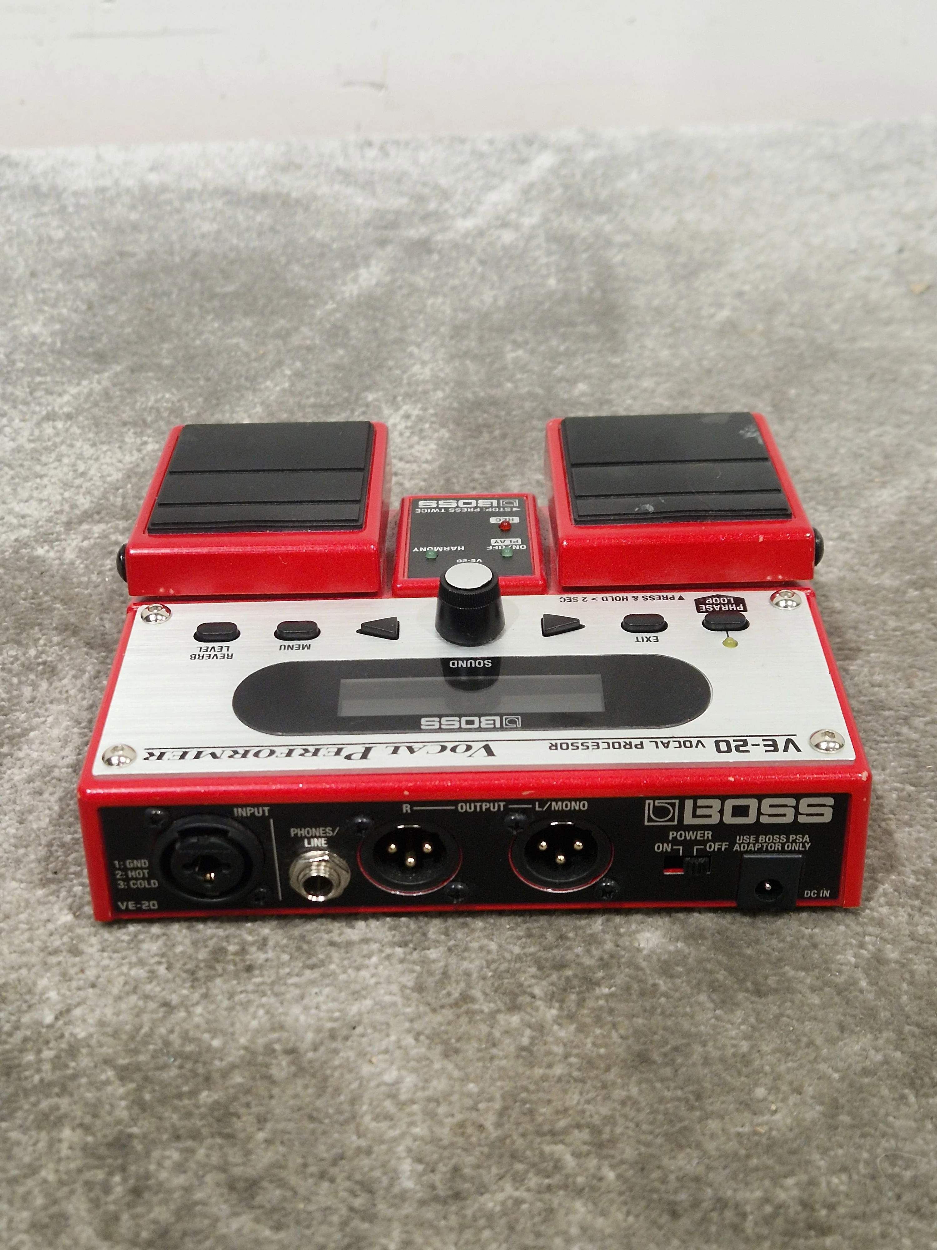 Boss VE-20 - Vocal Performer - Red - Excellent - Image 2