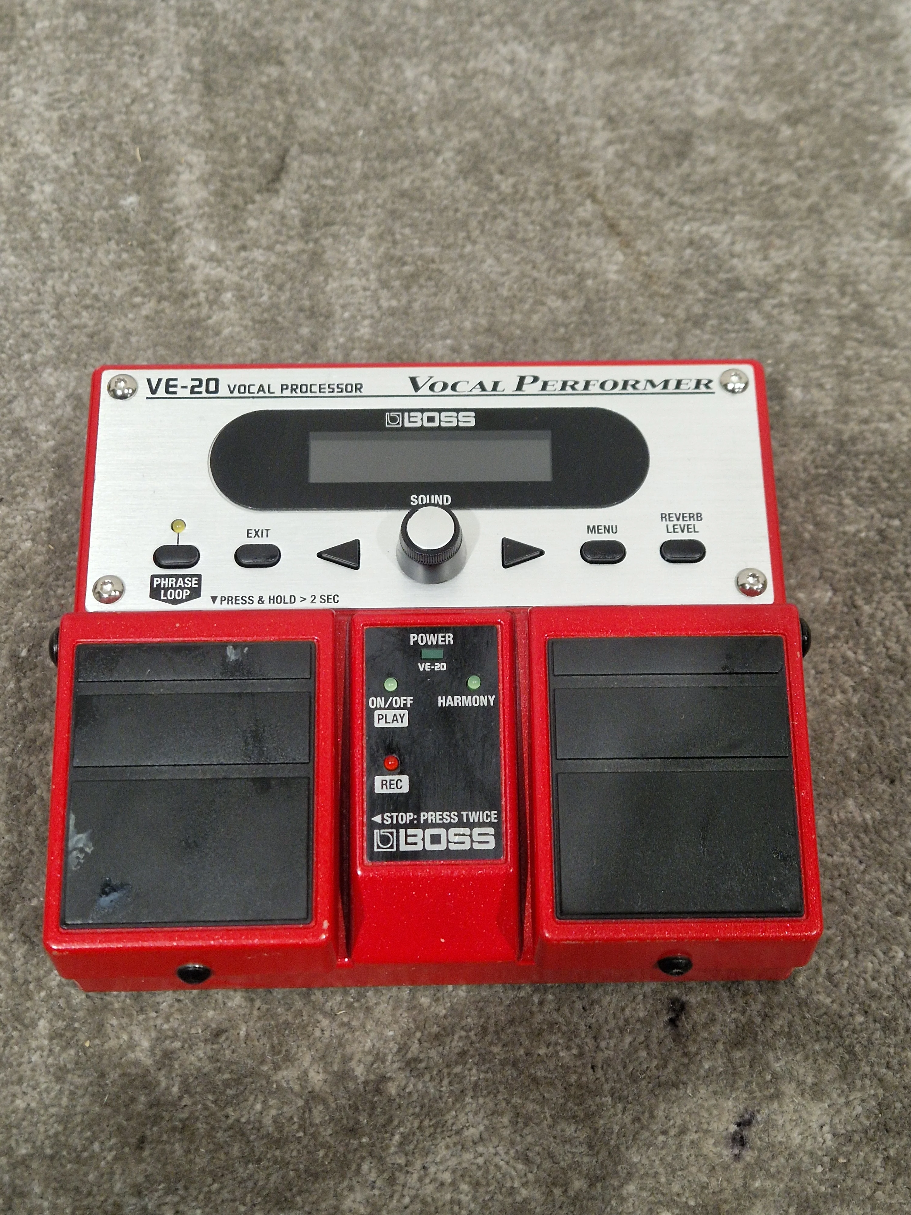 Boss VE-20 - Vocal Performer - Red - Excellent - Image 5