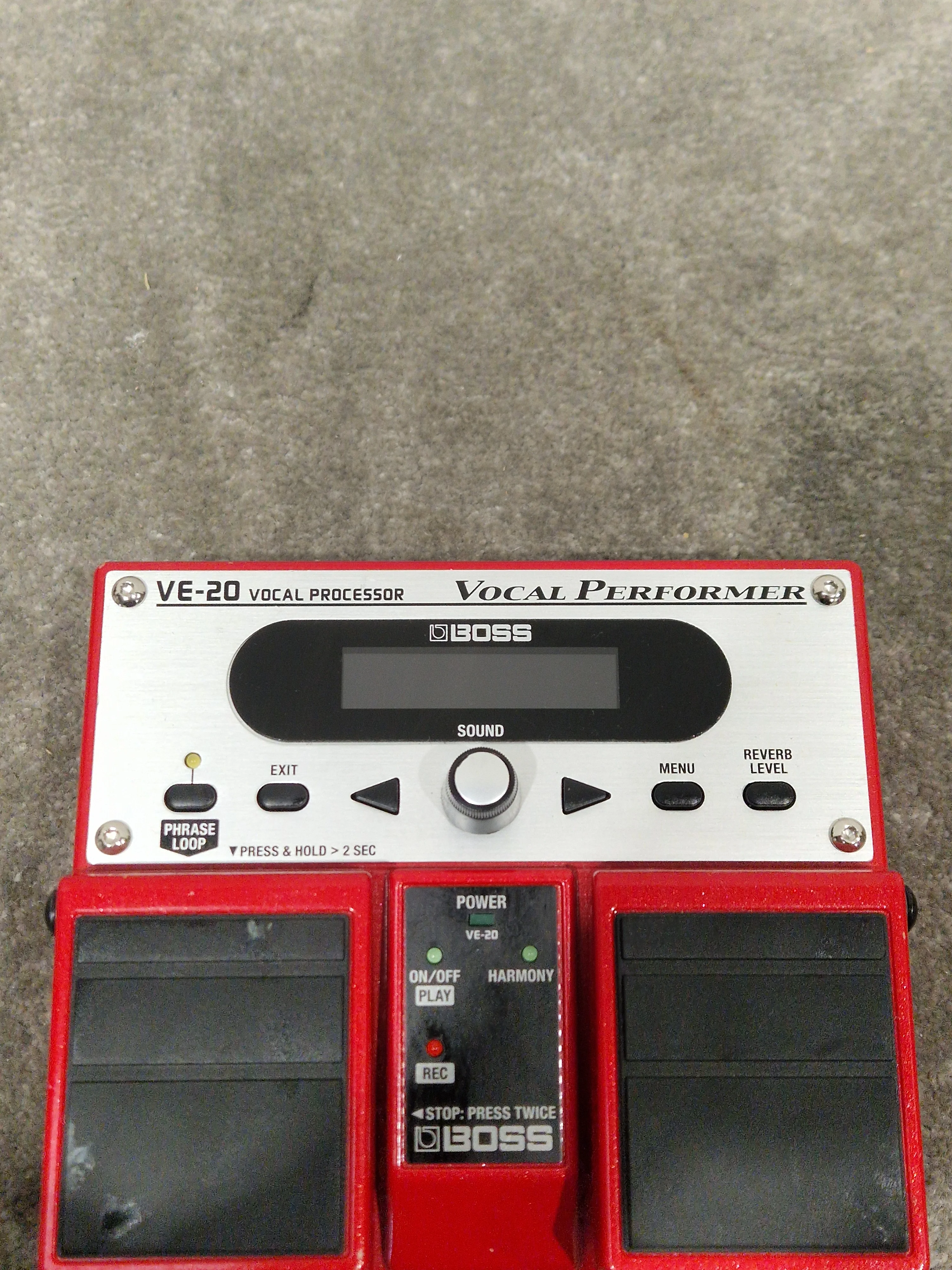 Boss VE-20 - Vocal Performer - Red - Excellent - Image 6