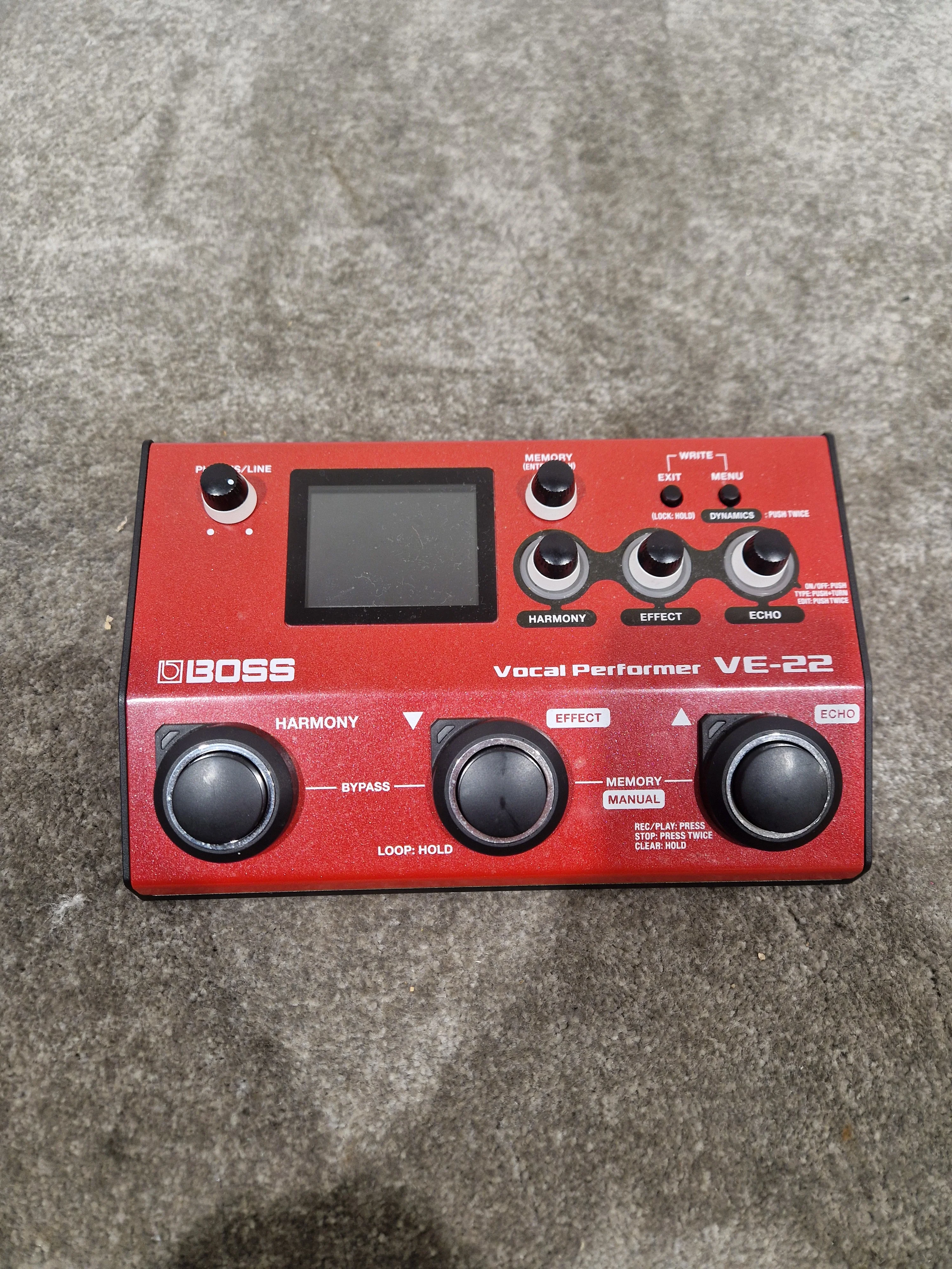 Boss VE-22 Vocal Performer Effects Pedal - Good w/ Power Supply - Image 13