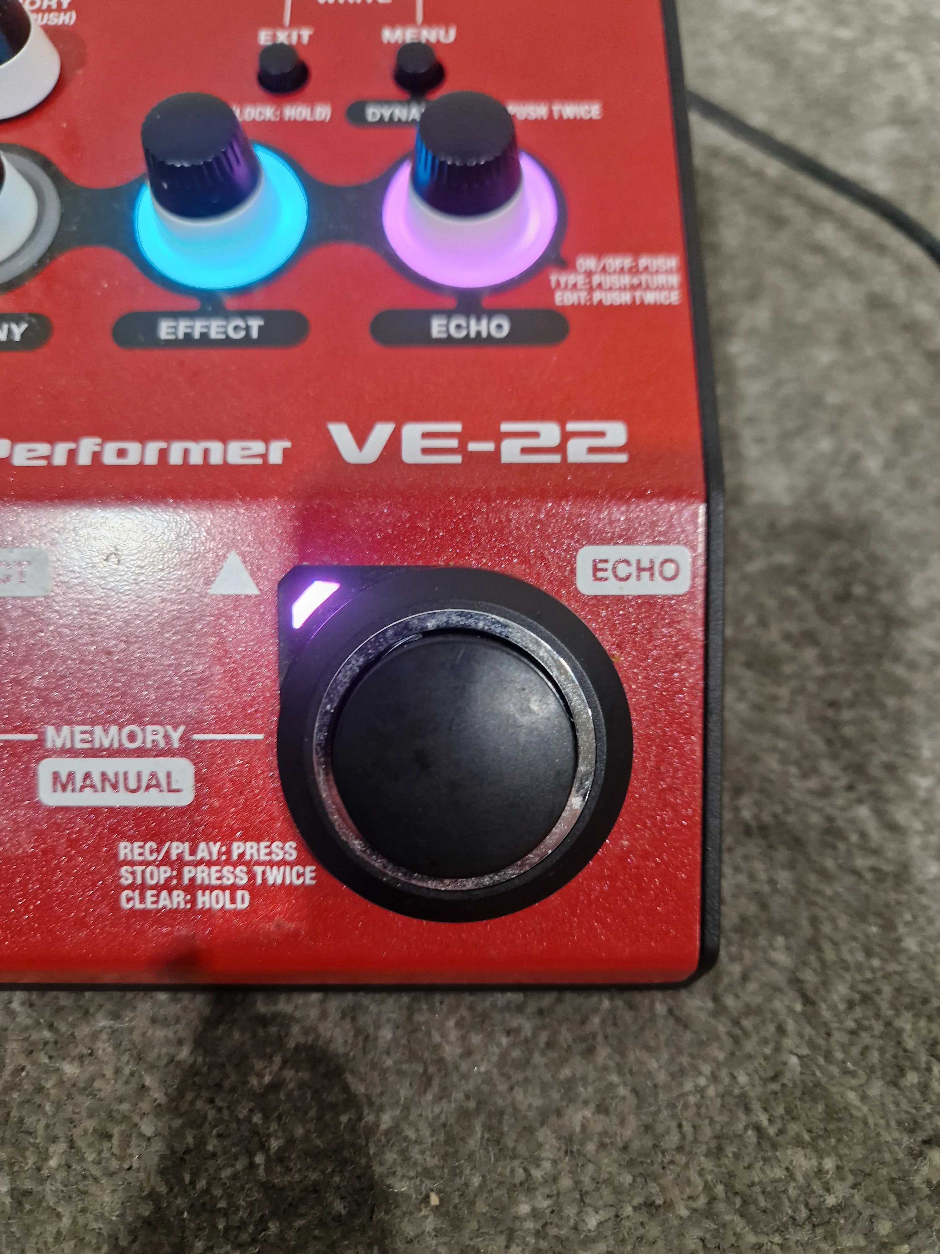 Boss VE-22 Vocal Performer Effects Pedal - Good w/ Power Supply - Image 6