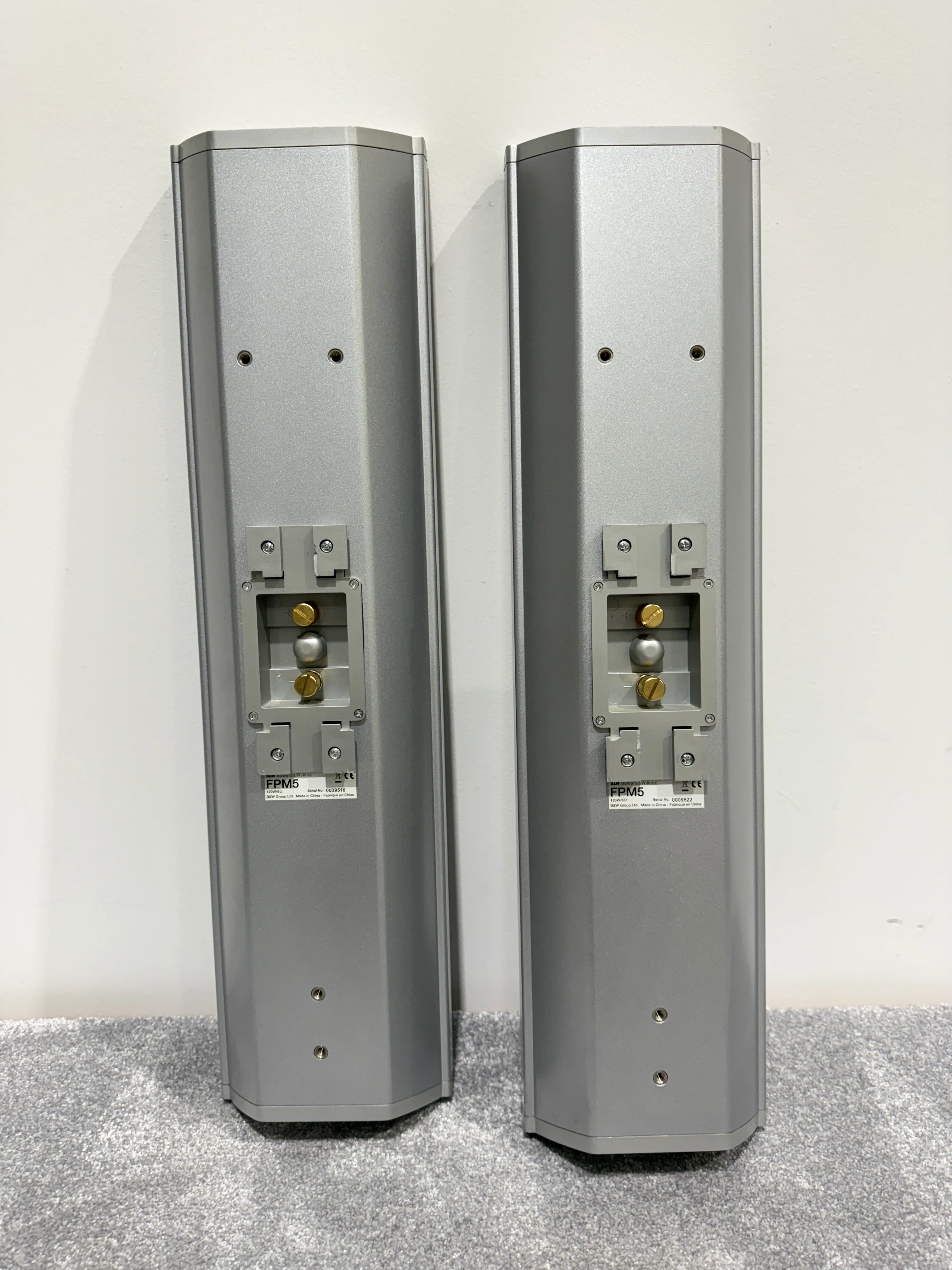 Bowers & Wilkins (B&W) FPM5 Silver Speakers (Pair) - Image 8