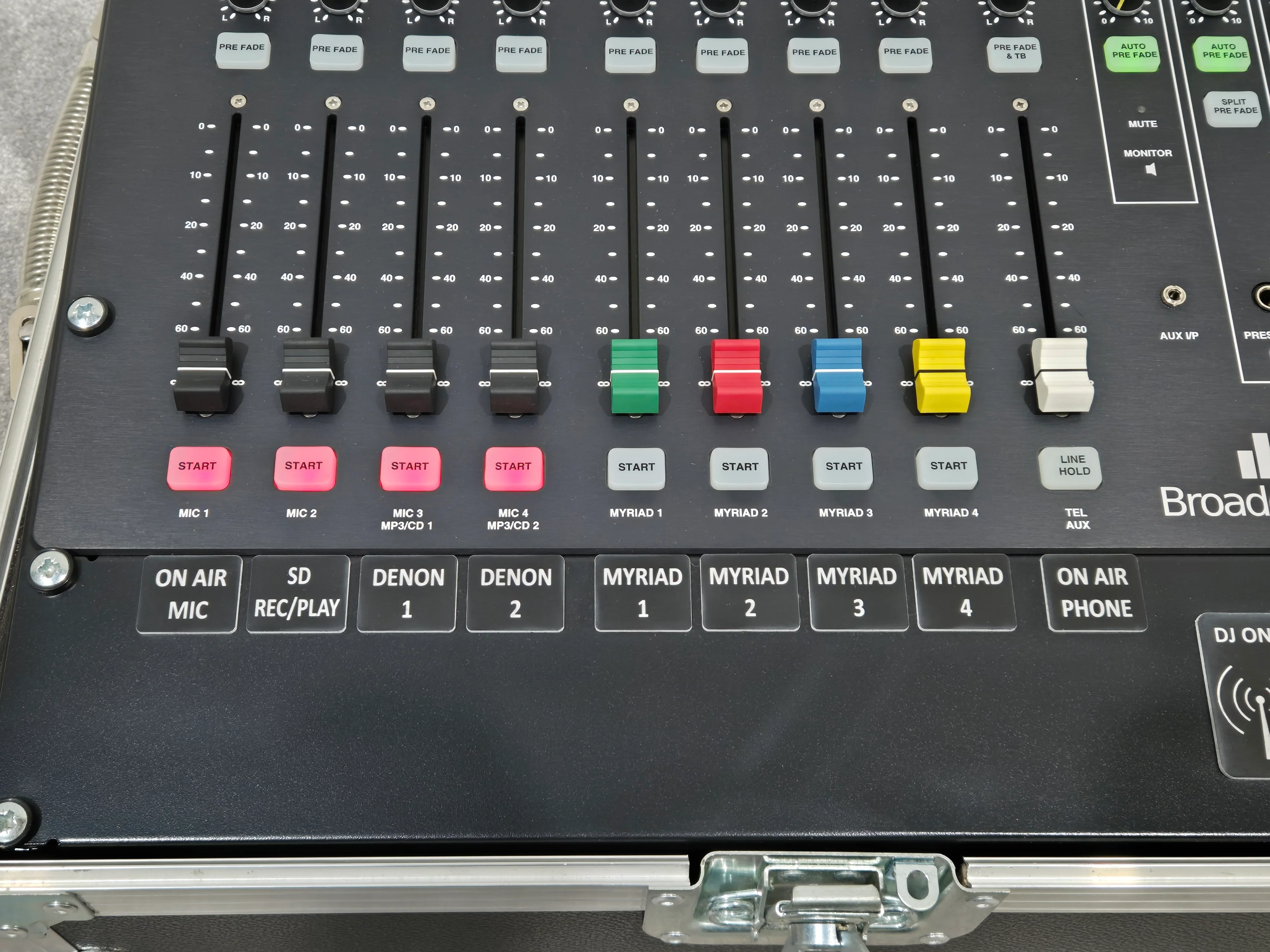 Broadcast Radio SRMv2 - Broadcast Radio Mixing Console w/ Flight Case - Image 4