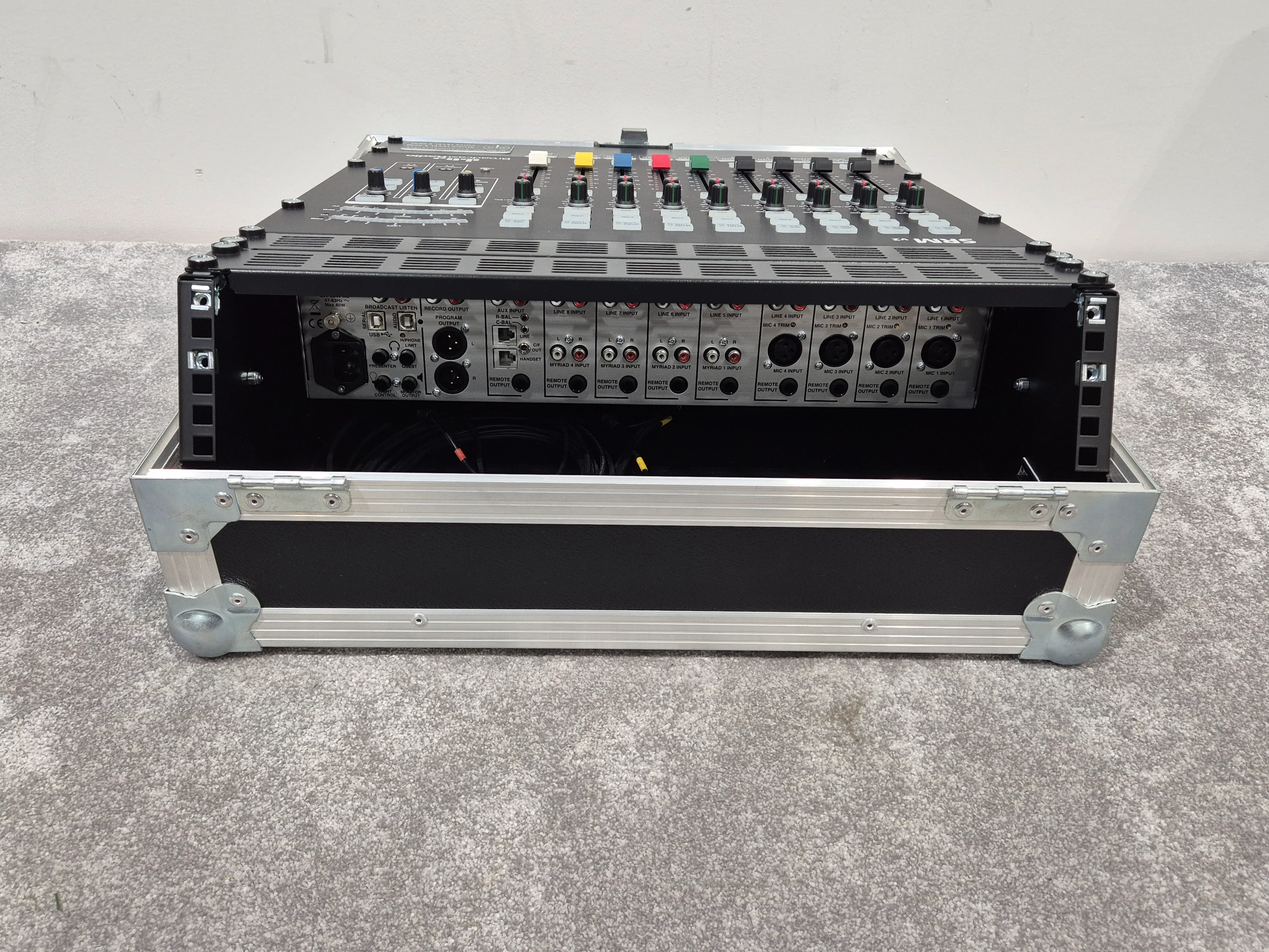 Broadcast Radio SRMv2 - Broadcast Radio Mixing Console w/ Flight Case - Image 7