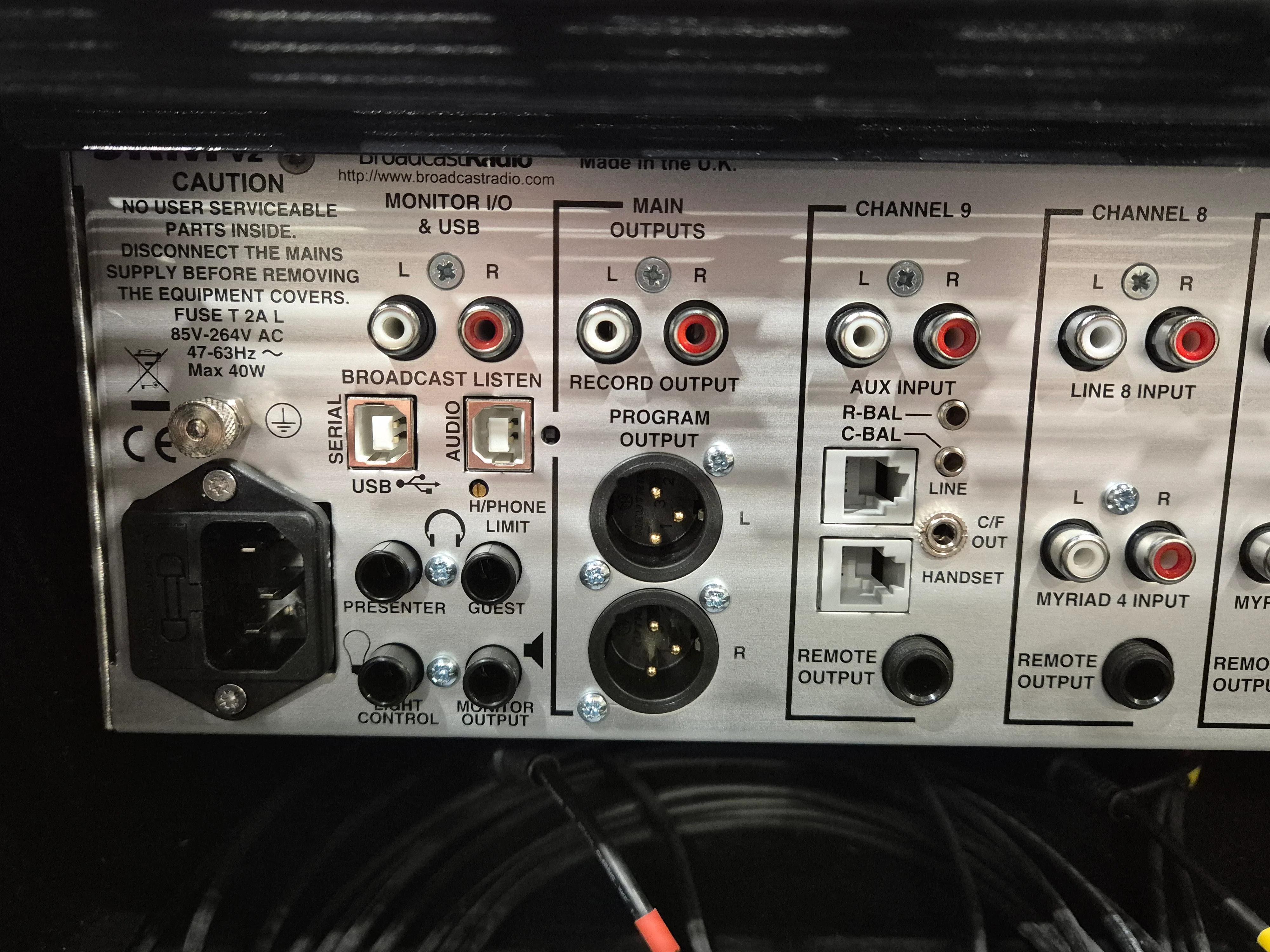 Broadcast Radio SRMv2 - Broadcast Radio Mixing Console w/ Flight Case - Image 8