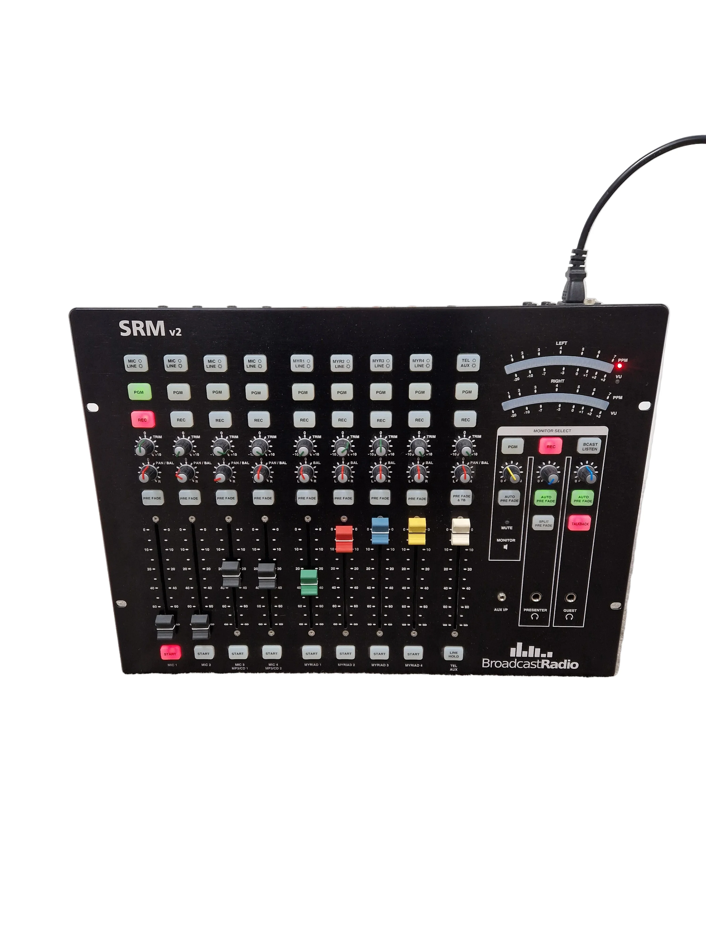 BroadcastRadio SRMV2 - Professional Audio Interface - Excellent w/ Power Supply